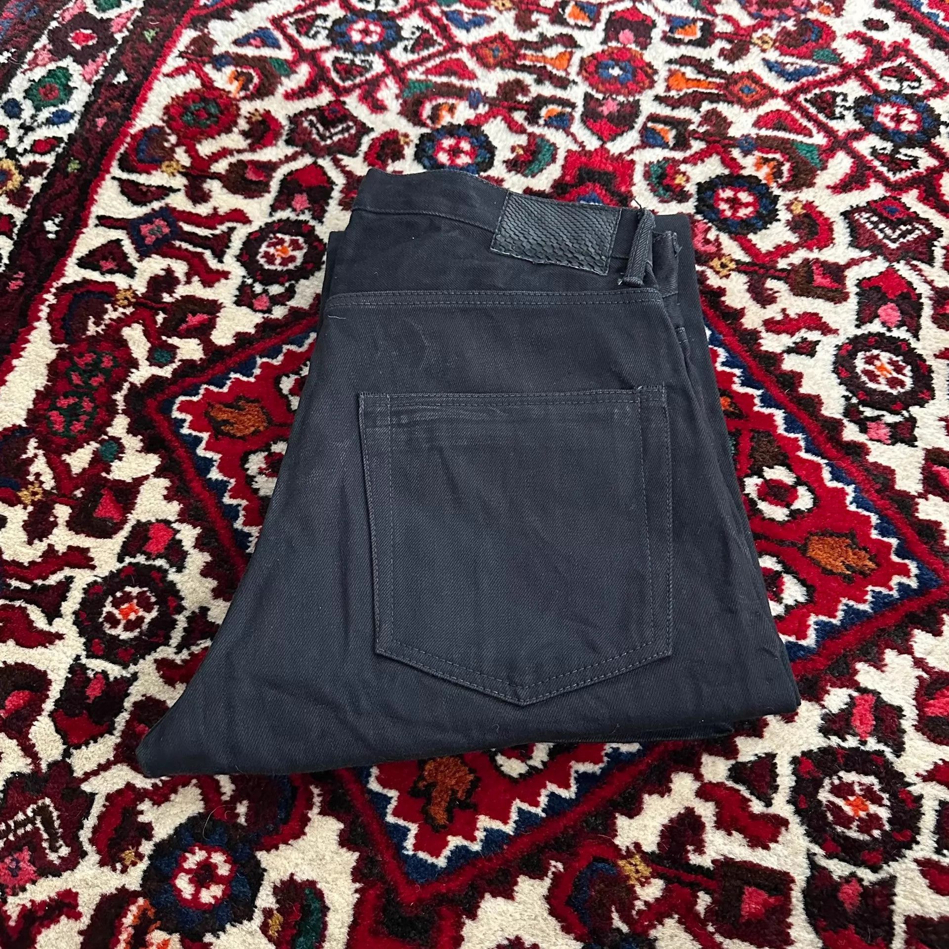 Visvim Black Denim Pants - Size 34 Size US 34 / EU 50 - 9 Thumbnail