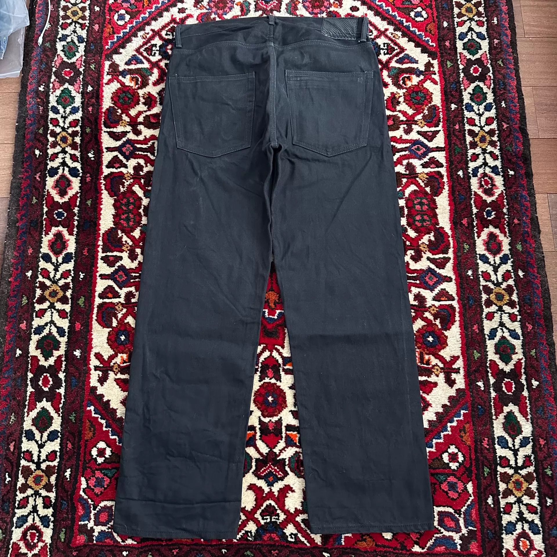 Visvim Black Denim Pants - Size 34 Size US 34 / EU 50 - 2 Thumbnail