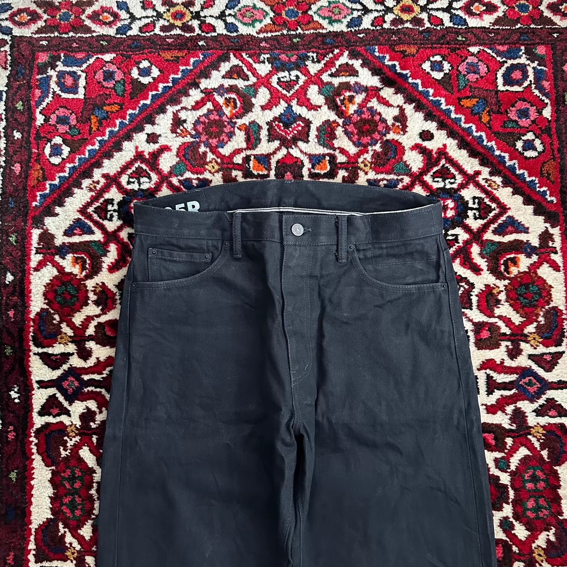 Visvim Black Denim Pants - Size 34 Size US 34 / EU 50 - 3 Thumbnail