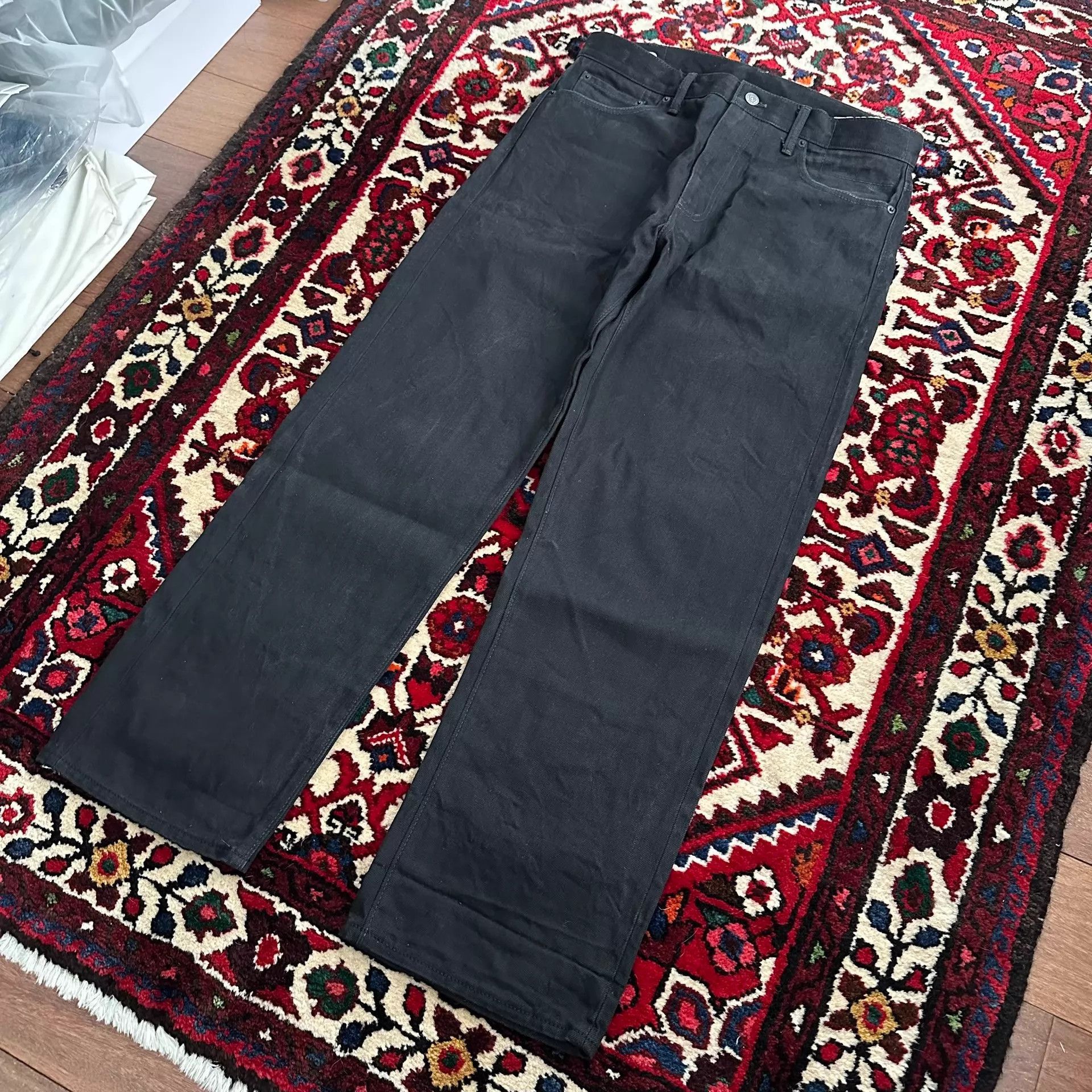 Visvim Black Denim Pants - Size 34 Size US 34 / EU 50 - 4 Thumbnail