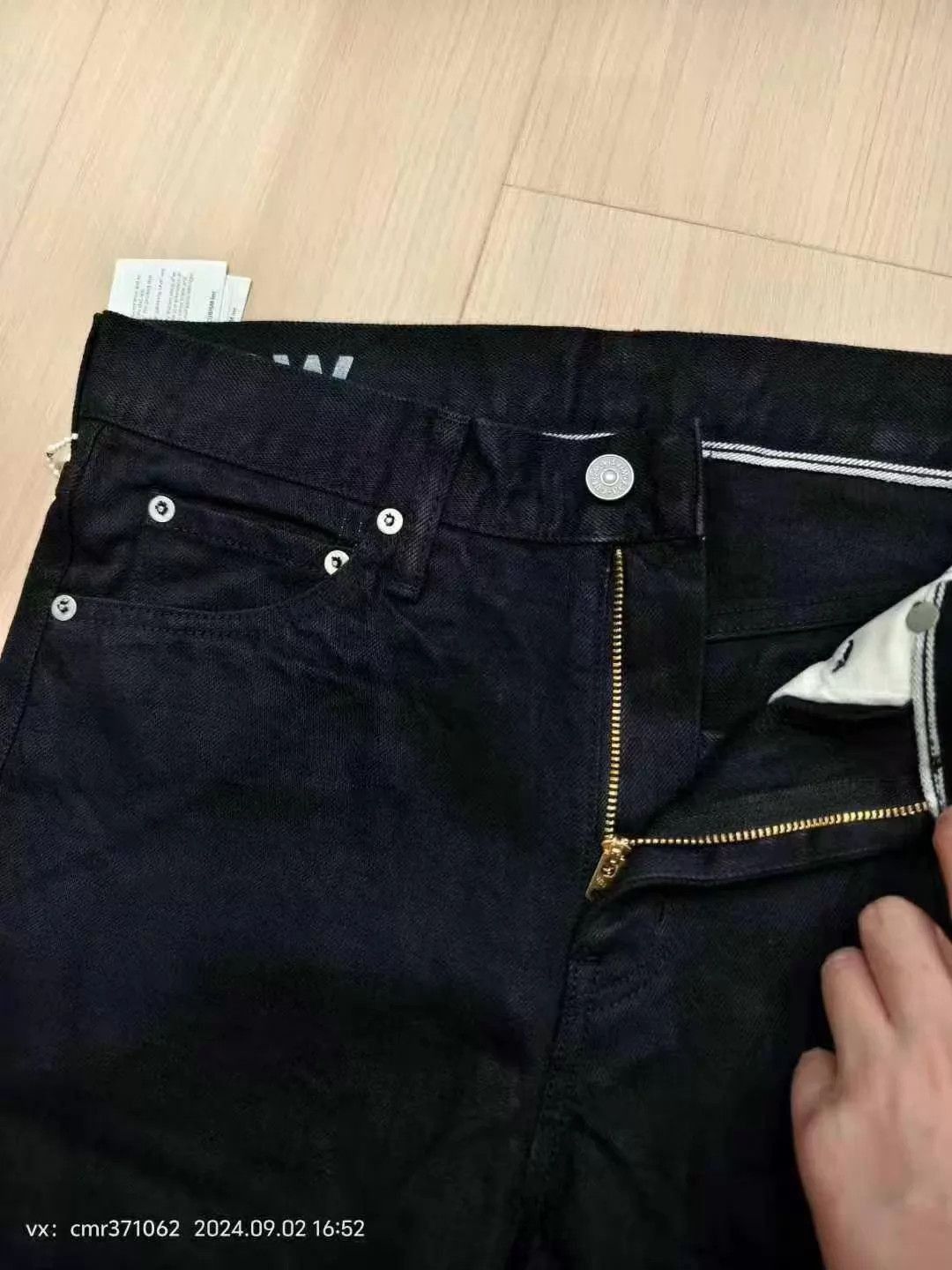 Visvim Black Denim Pants Size 30 Size US 30 / EU 46 - 4 Thumbnail