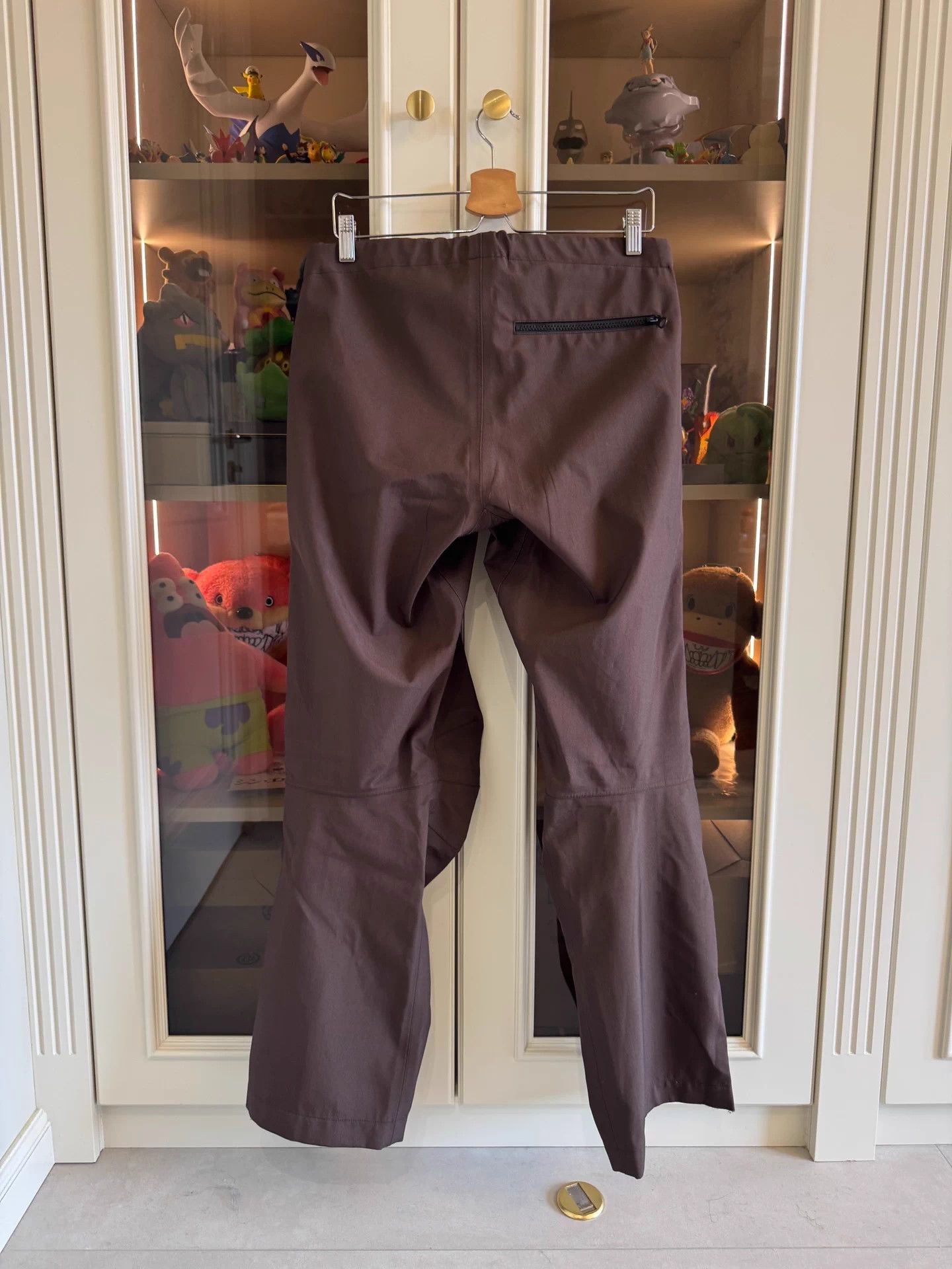 GR10K Brown Casual Pants with Belt Size 32 Size US 32 / EU 48 - 2 Thumbnail