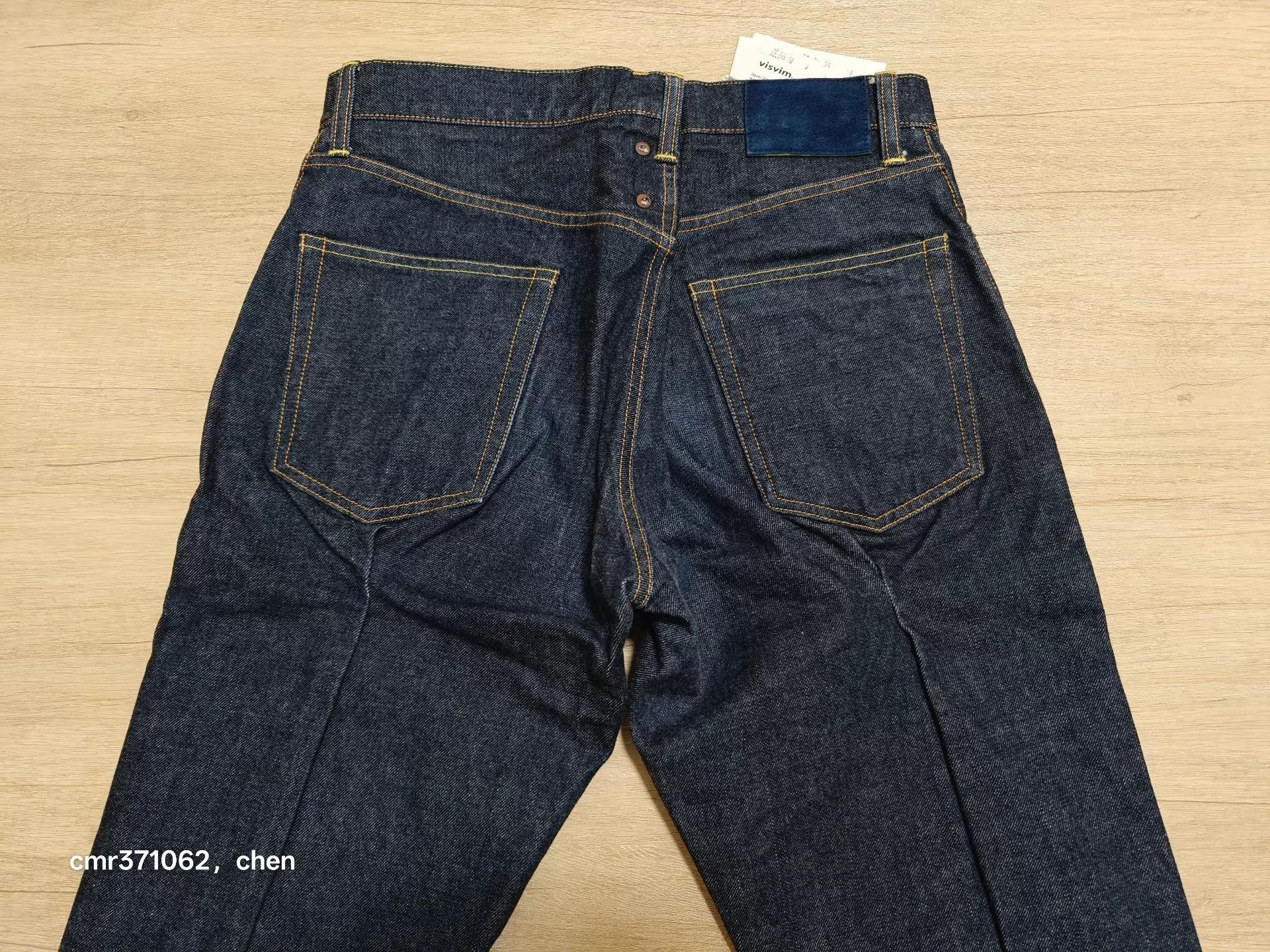 Visvim Blue Denim Pants with Frayed Hem - Size 30 Size US 30 / EU 46 - 7 Thumbnail