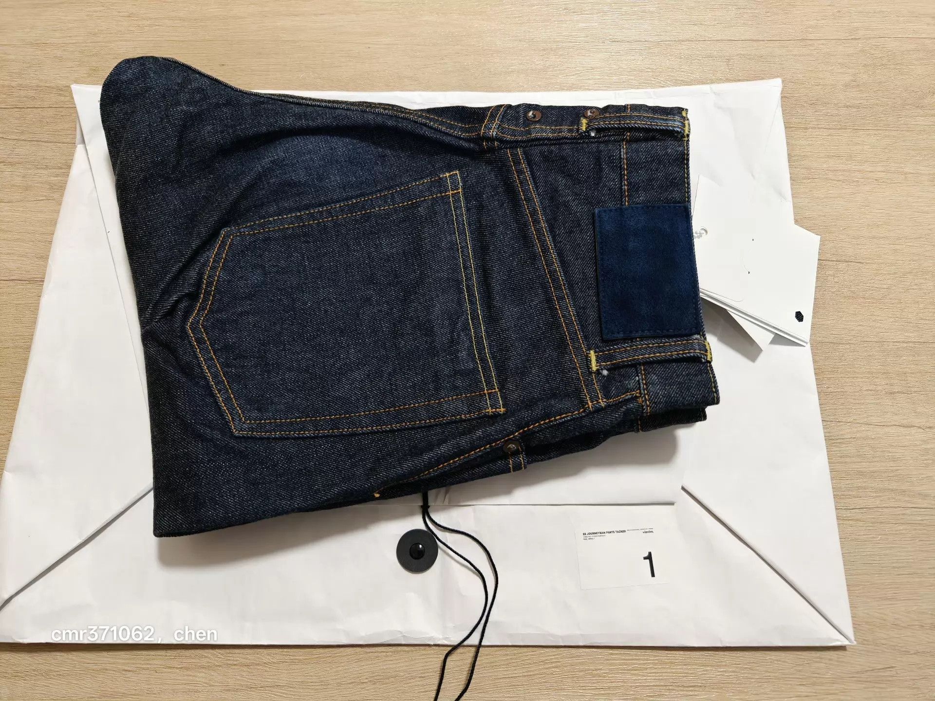 Visvim Blue Denim Pants with Frayed Hem - Size 30 Size US 30 / EU 46 - 9 Thumbnail