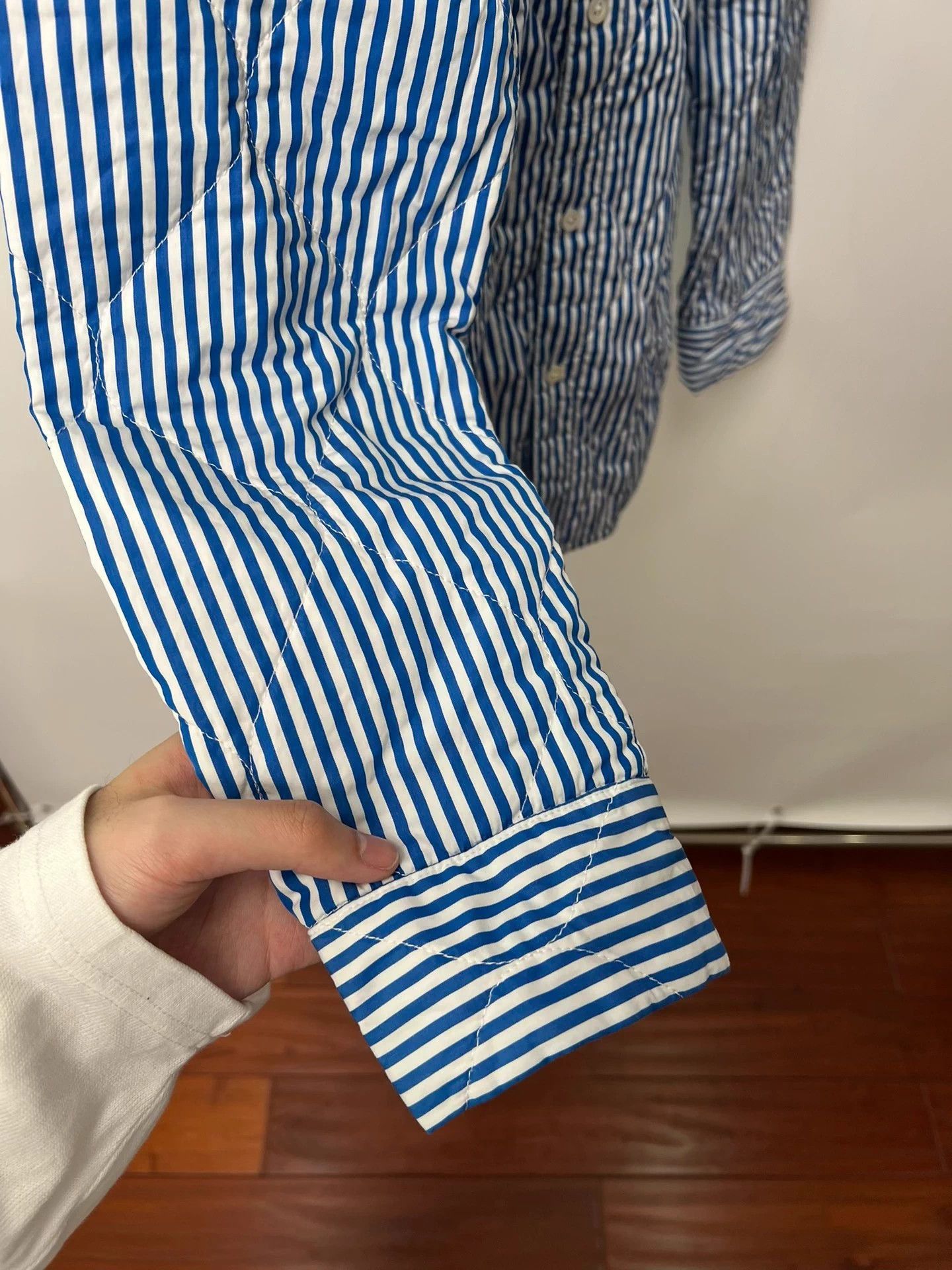 Dries Van Noten Blue Striped Long Sleeve Button Up Shirt Size US S / EU 44-46 / 1 - 7 Thumbnail