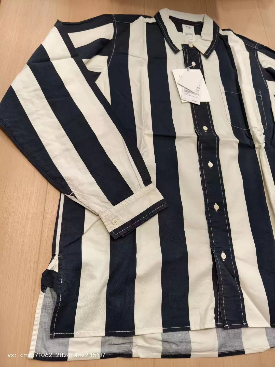 Visvim Vertical Striped Long Sleeve Button-Up Shirt Size US XXL / EU 58 / 5 - 5 Thumbnail