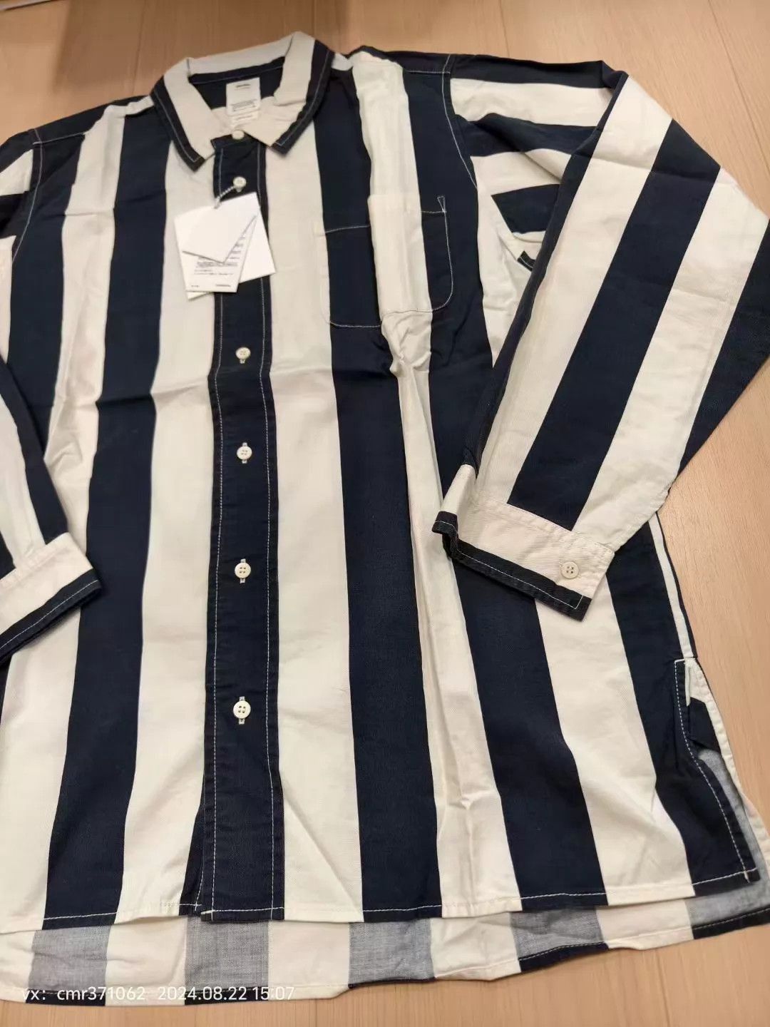 Visvim Vertical Striped Long Sleeve Button-Up Shirt Size US XXL / EU 58 / 5 - 3 Thumbnail