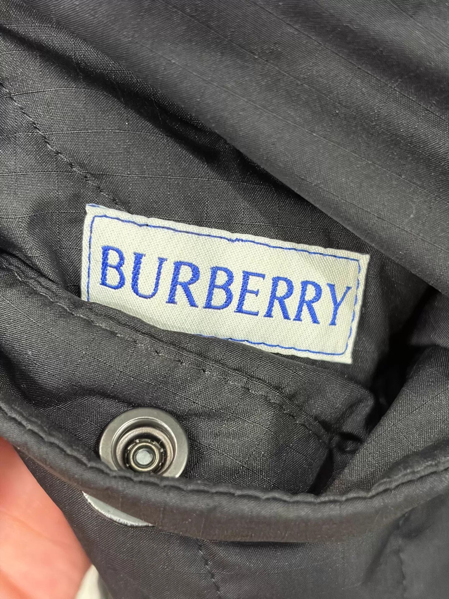 Burberry Black Quilted Collared Button-Up Jacket XS Size US XS / EU 42 / 0 - 3 Thumbnail