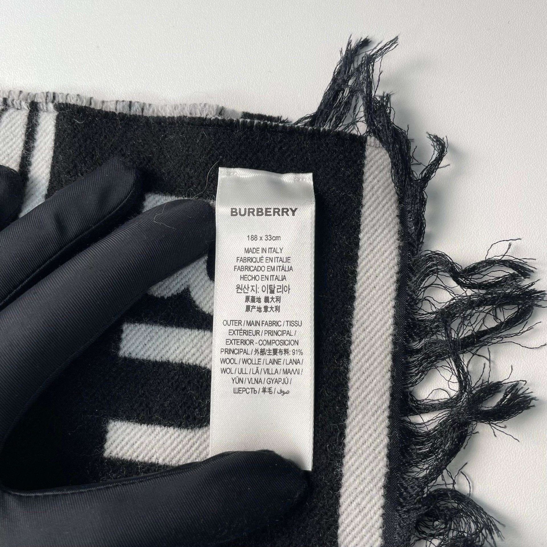 Burberry Burberry Limited Rabbit Fringed Scarf Size ONE SIZE - 5 Thumbnail