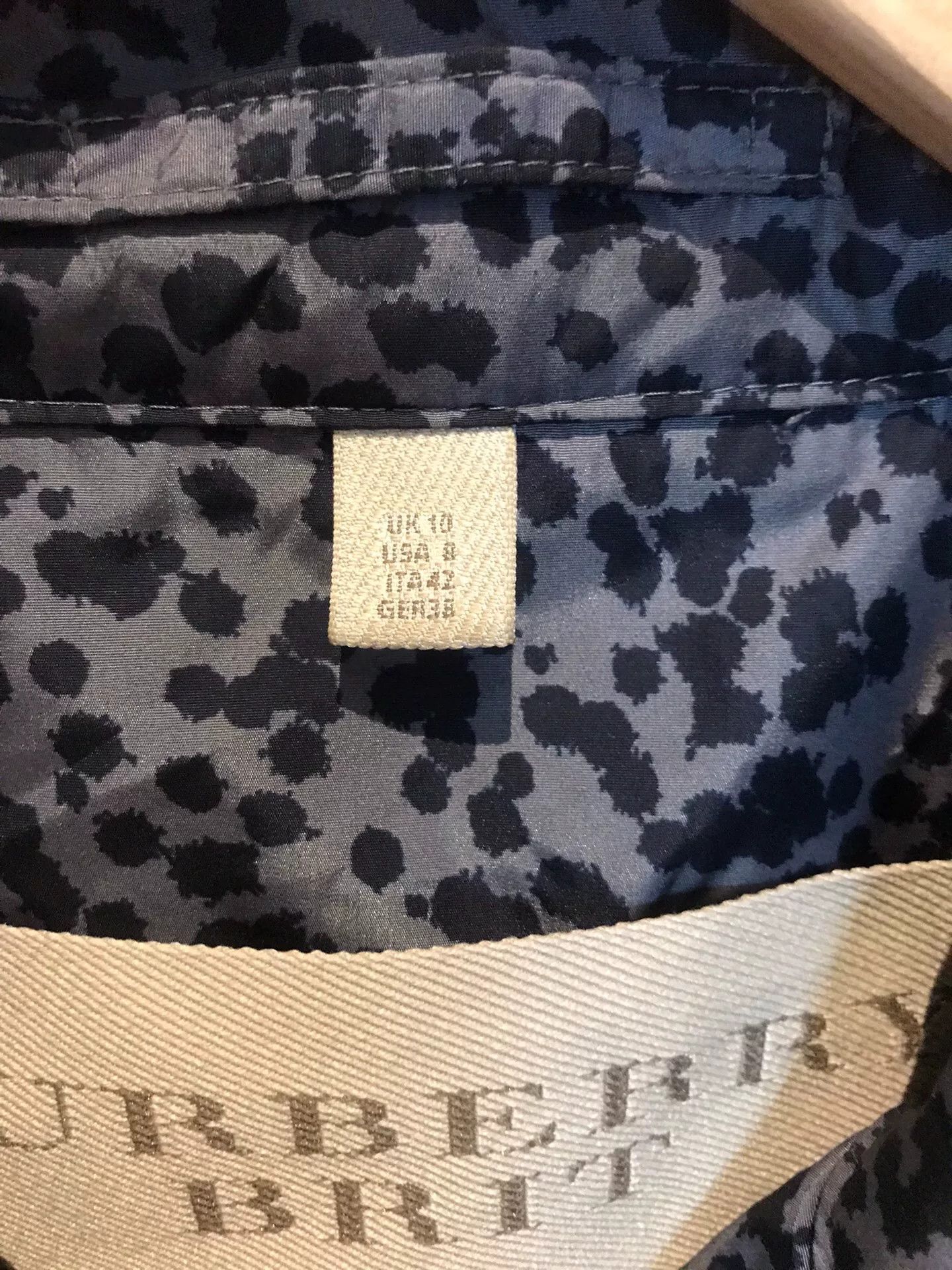 Burberry Burberry B&W Pattern Trench Coat Size S / US 4 / IT 40 - 4 Thumbnail
