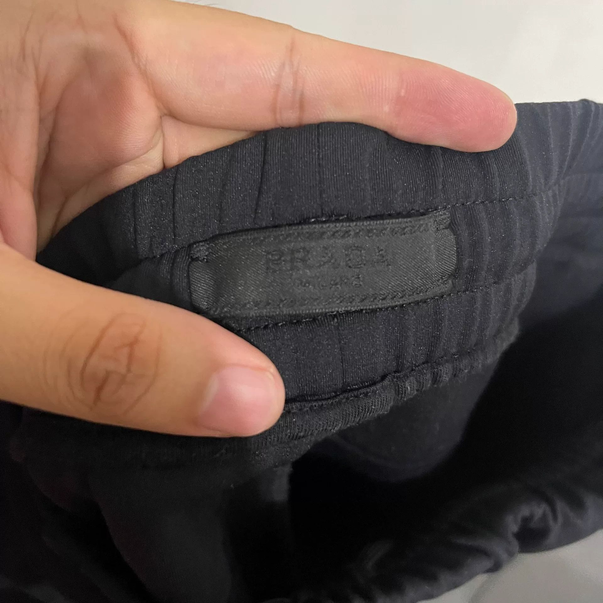 Prada Prada Black Sports Pants Triangular Logo Size US 32 / EU 48 - 4 Thumbnail