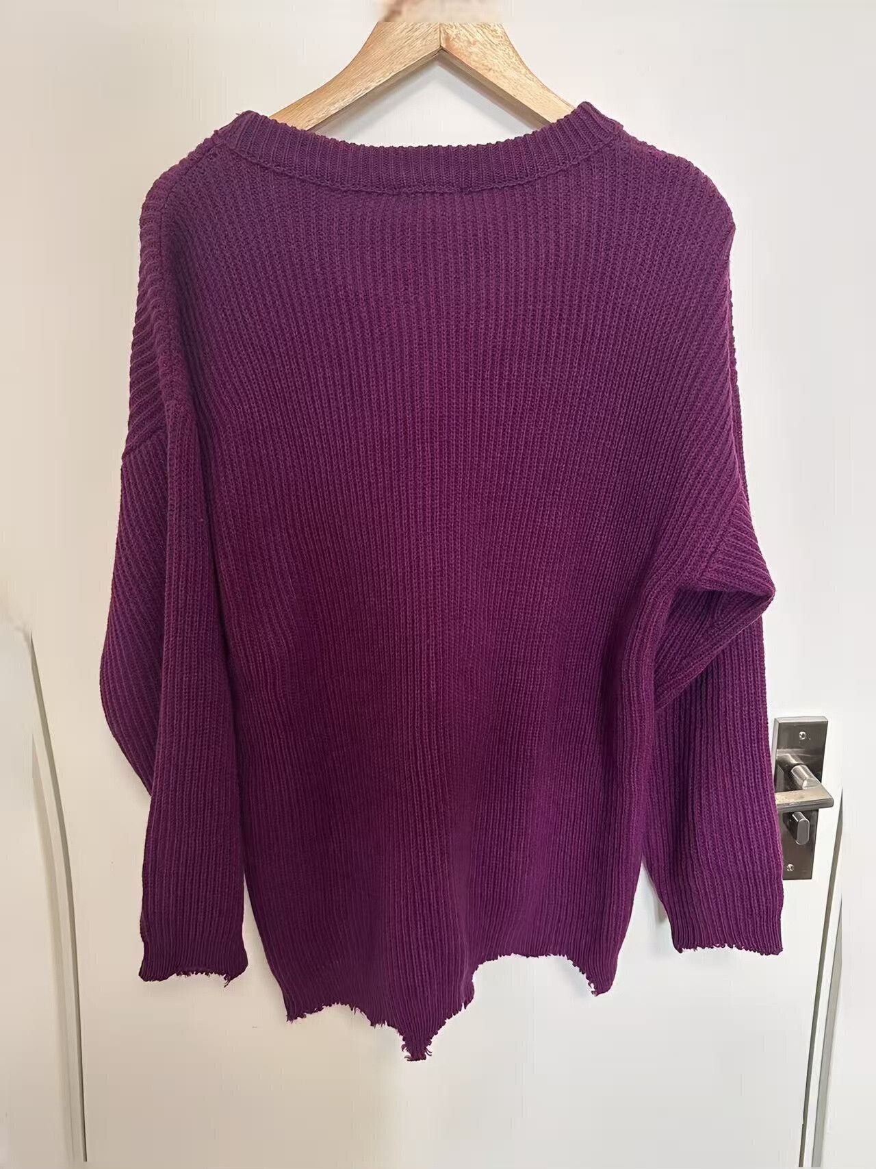Raf Simons Raf Simons FW16 B Distressed Sweater Size US L / EU 52-54 / 3 - 5 Thumbnail