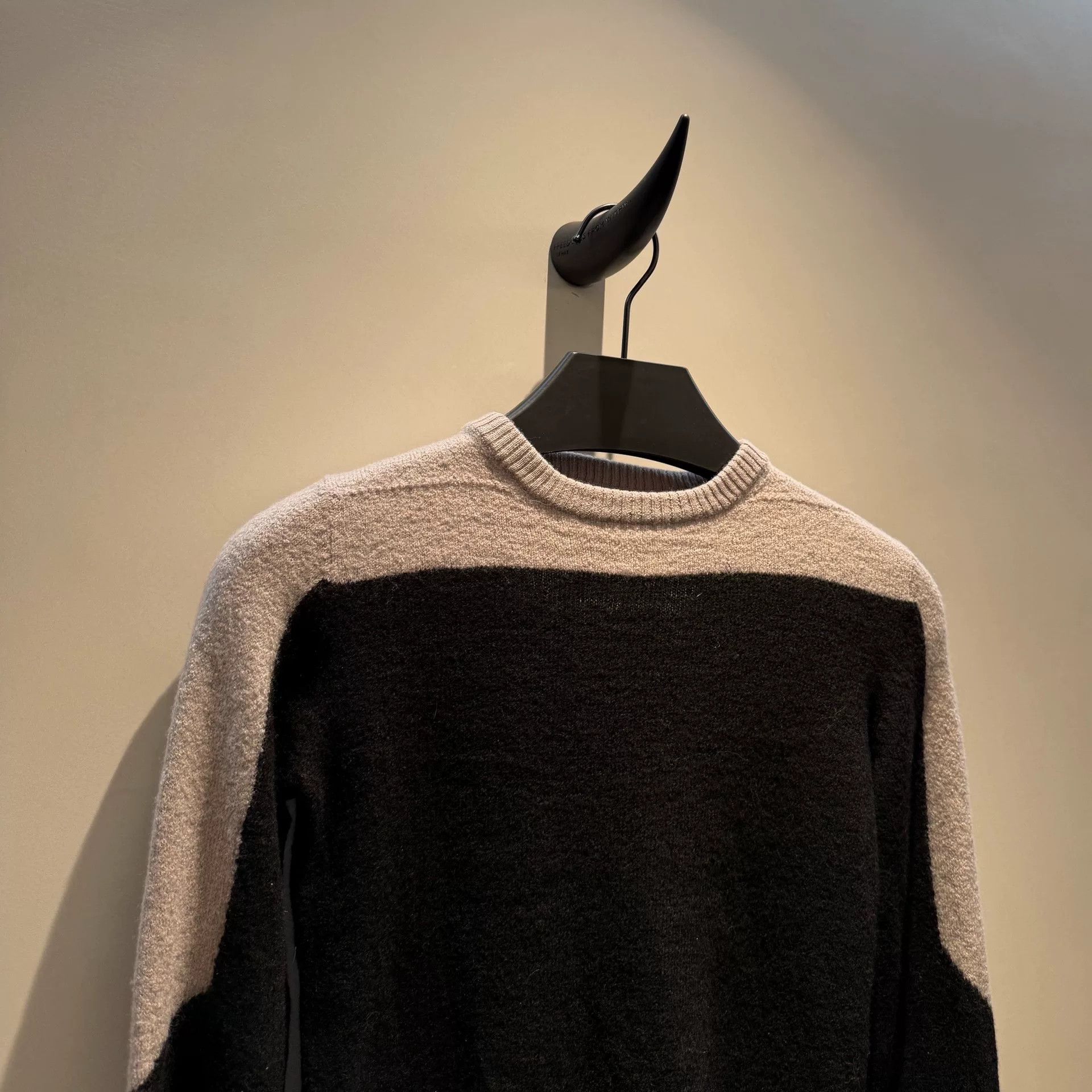 Rick Owens Rick Owens Crew Neck Color Block Sweater Size US M / EU 48-50 / 2 - 2 Thumbnail