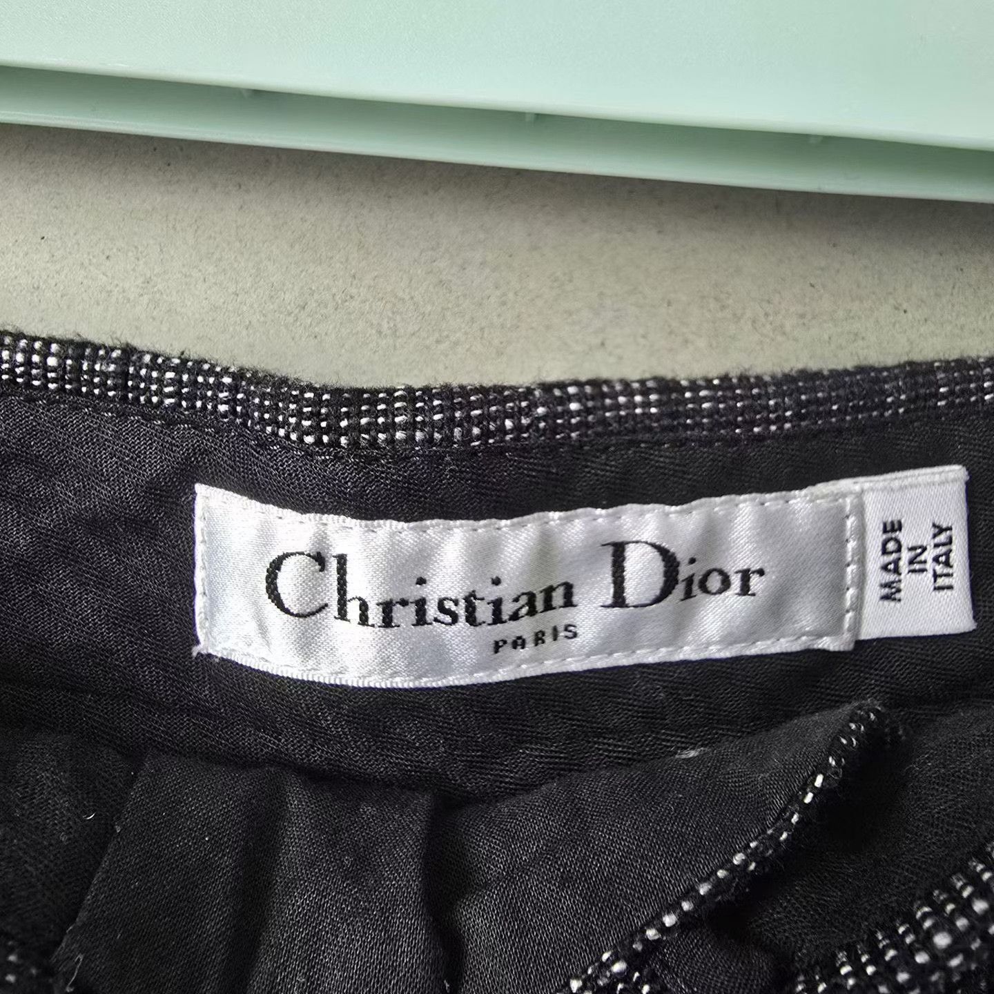 Dior Dior Gray Plaid Linen-Blend Tailored Shorts Size 36" / US 14 / IT 50 - 3 Thumbnail