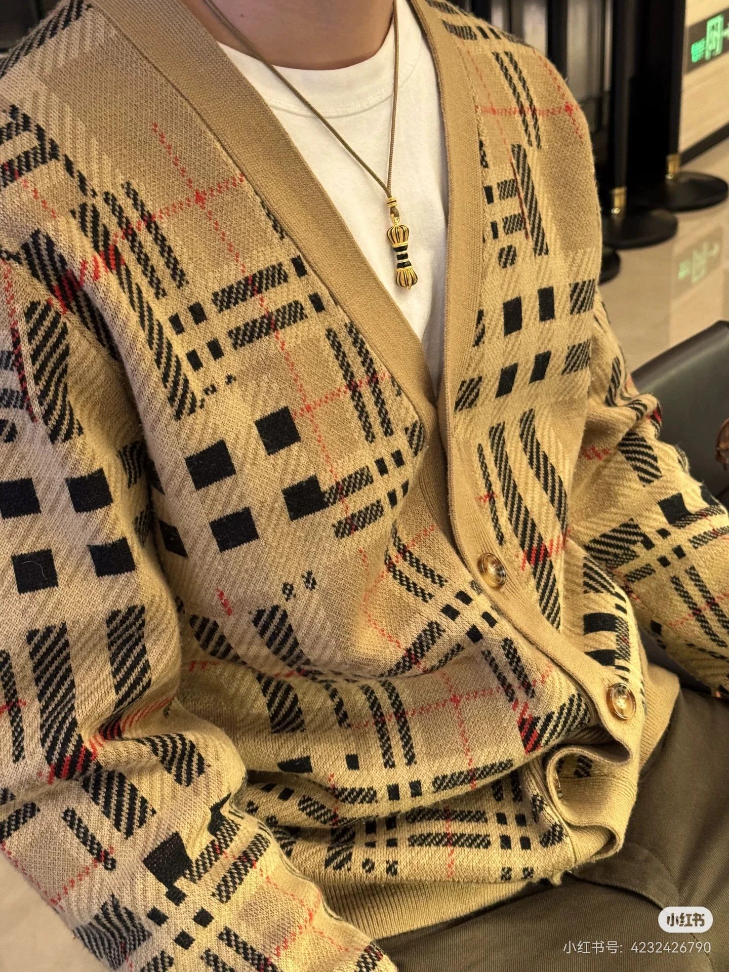 Burberry Burberry Classic Check Cardigan Size XL / US 12-14 / IT 48-50 - 4 Thumbnail