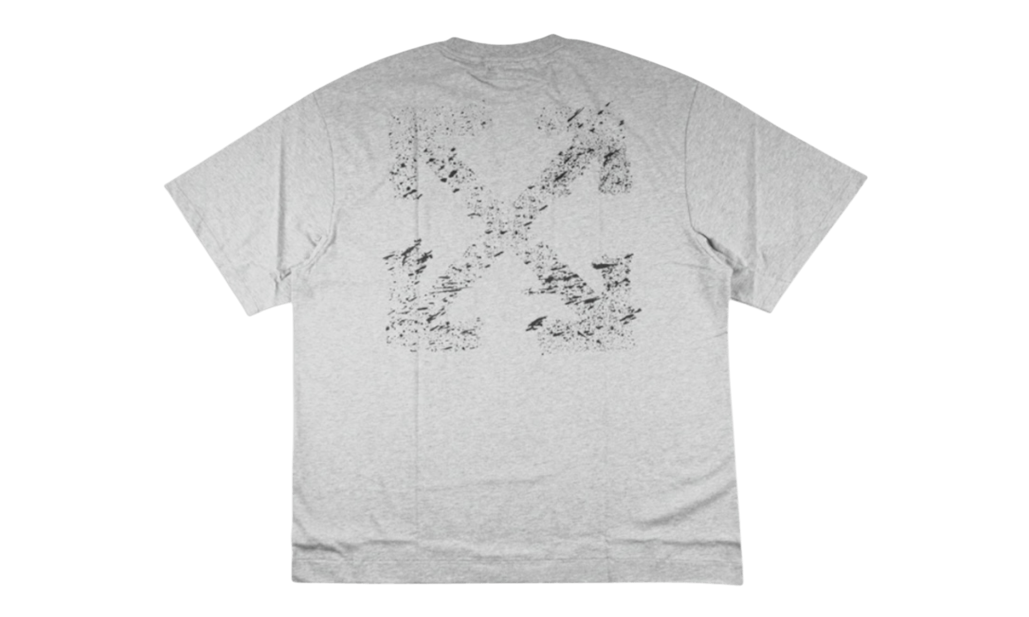 Off-White Paint Splatter Arrow Diagonal Skate Heather Grey T-Shirt Size US XS / EU 42 / 0 - 2 Thumbnail