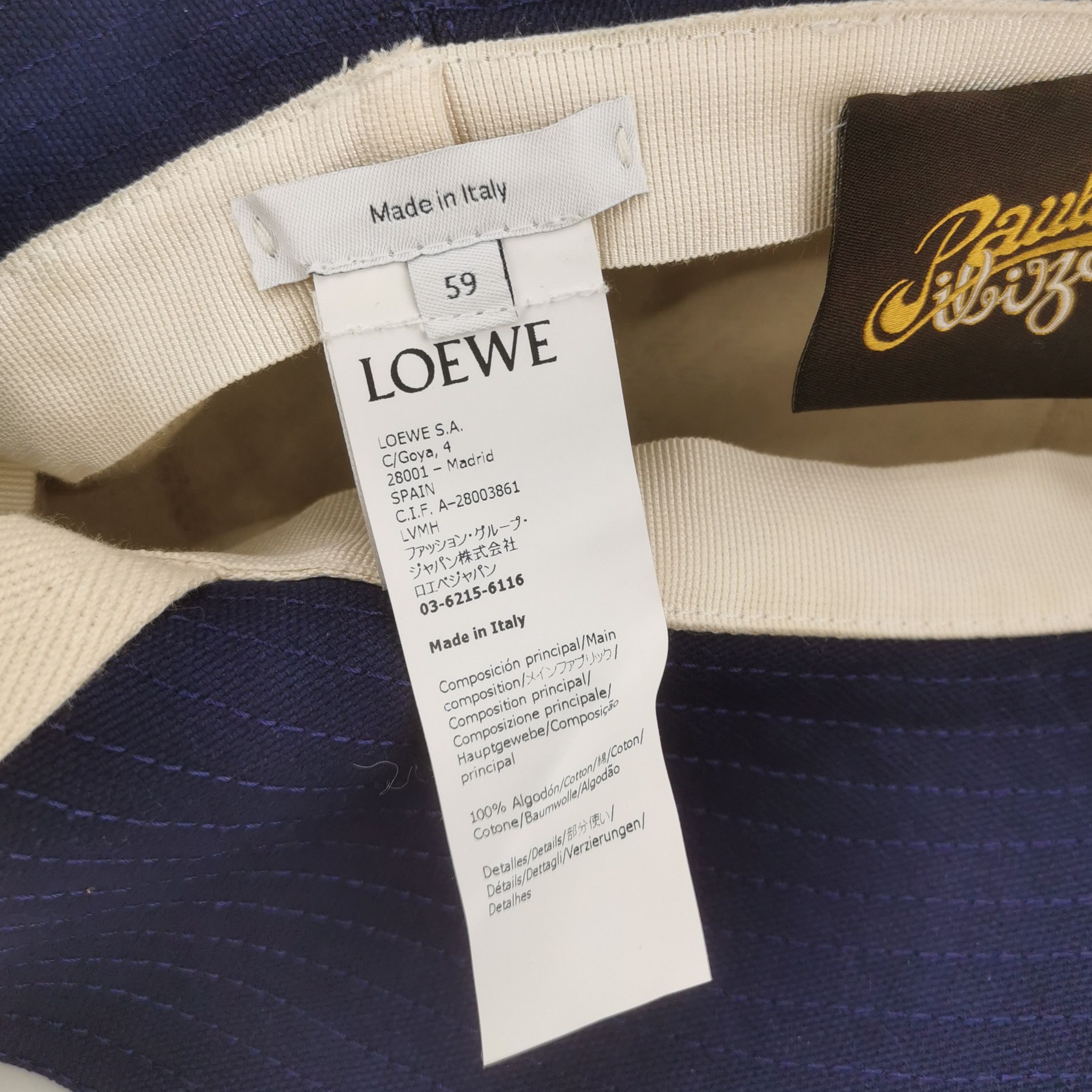 Loewe Loewe Paula's Ibiza Logo Bucket Hat Size 59 Size ONE SIZE - 6 Thumbnail