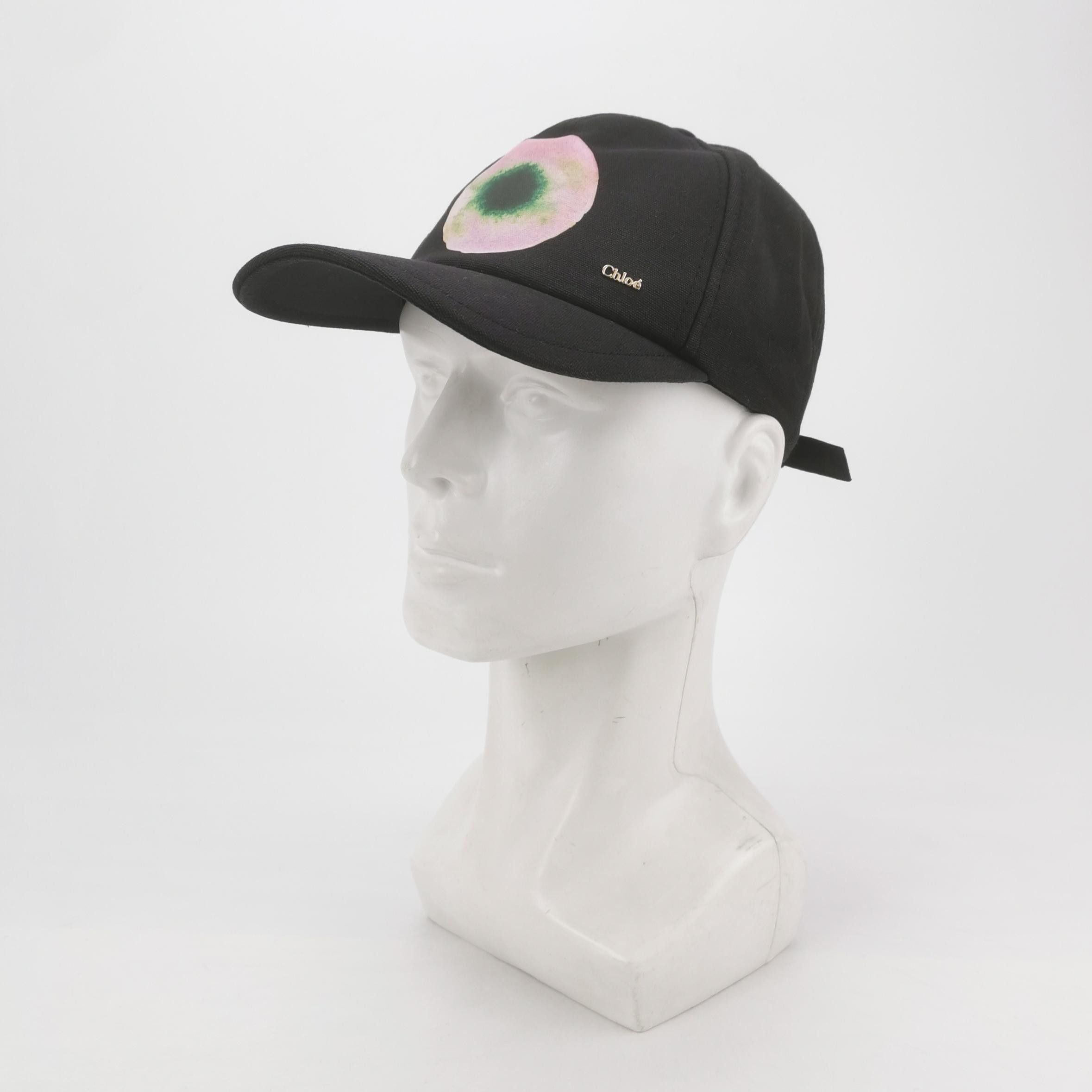 Chloe Chloé Eye Print Baseball Cap One Size Size ONE SIZE - 2 Thumbnail