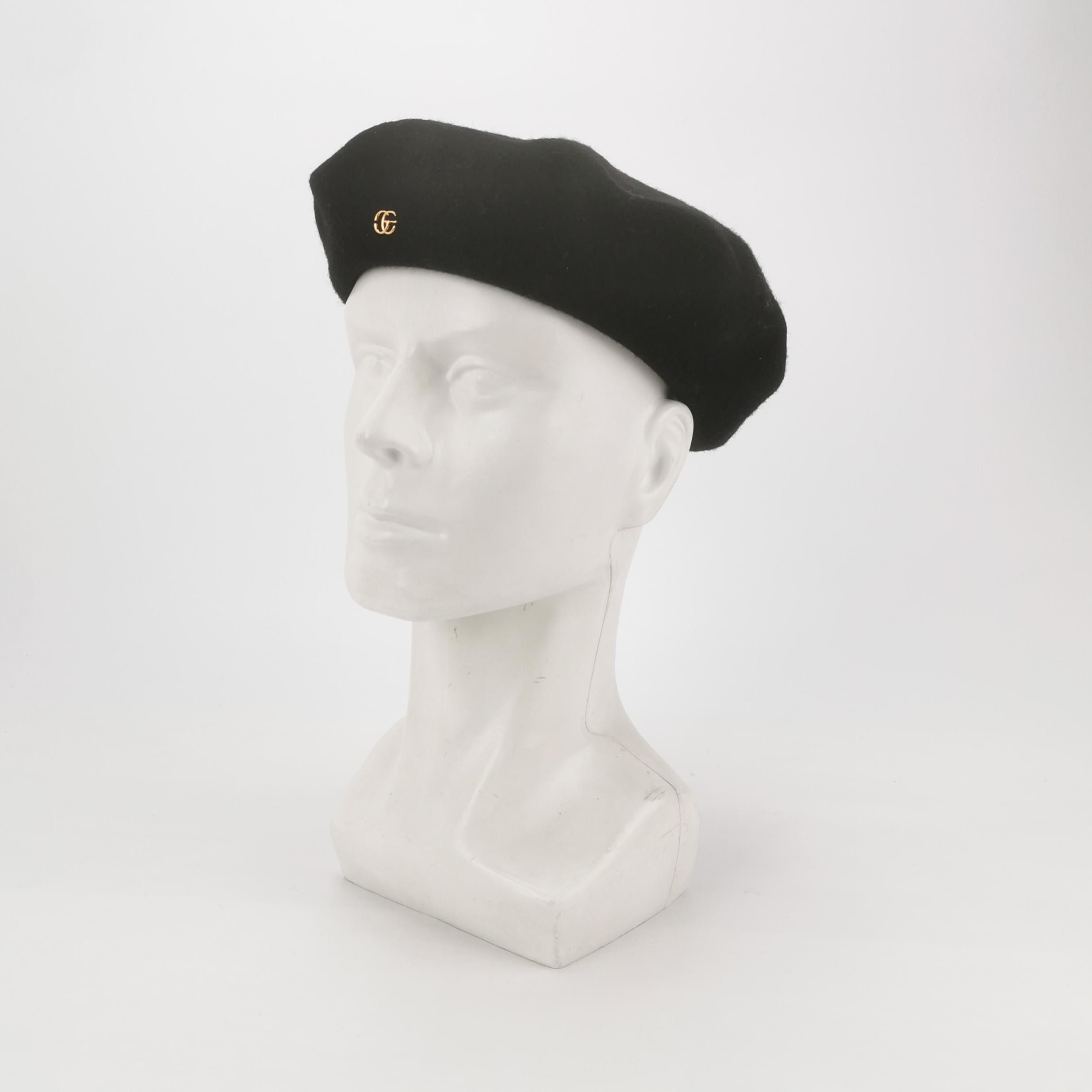 Gucci Gucci Double G Wool Beret Size ONE SIZE - 2 Thumbnail