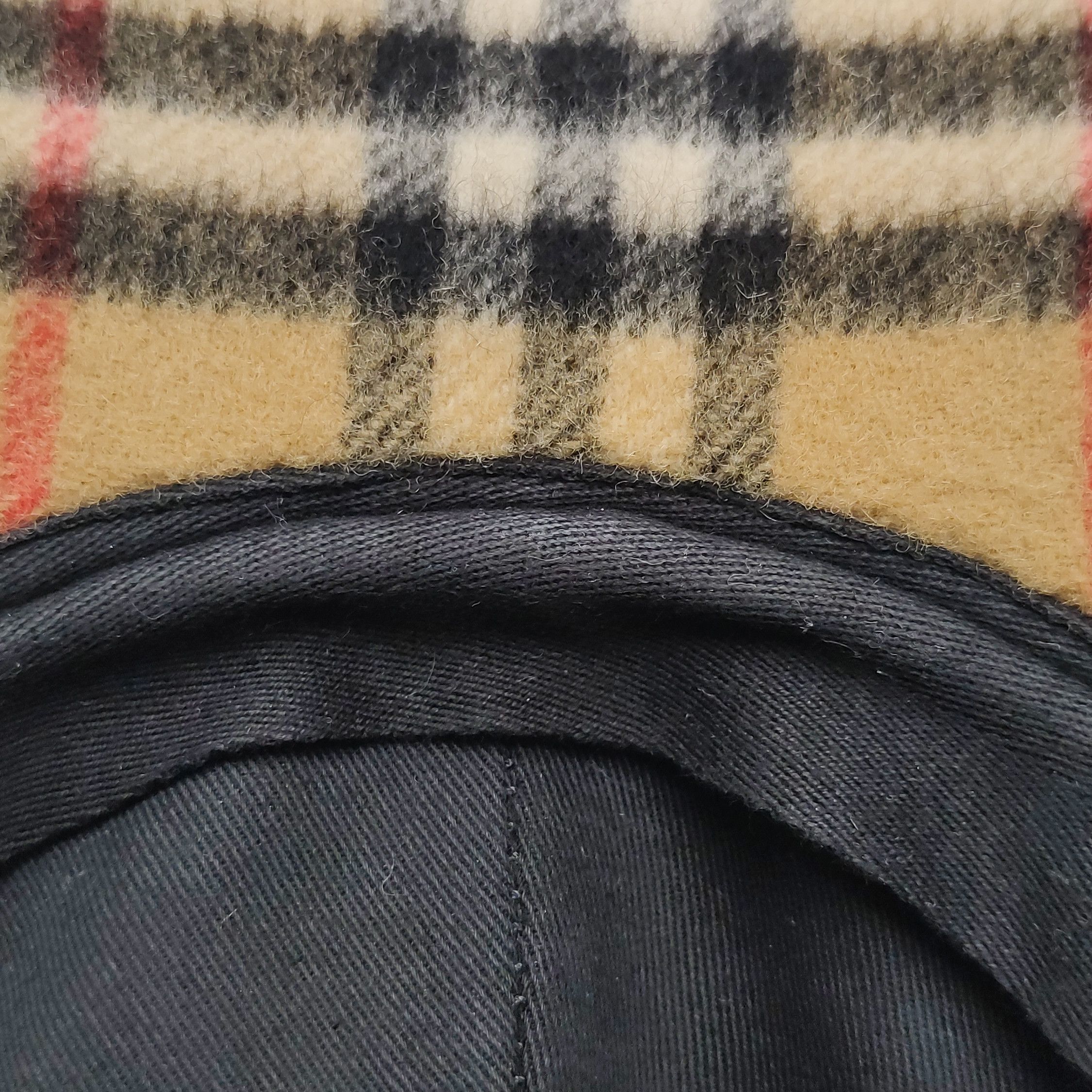 Burberry Burberry Check Wool Baseball Cap Size M Size ONE SIZE - 5 Thumbnail