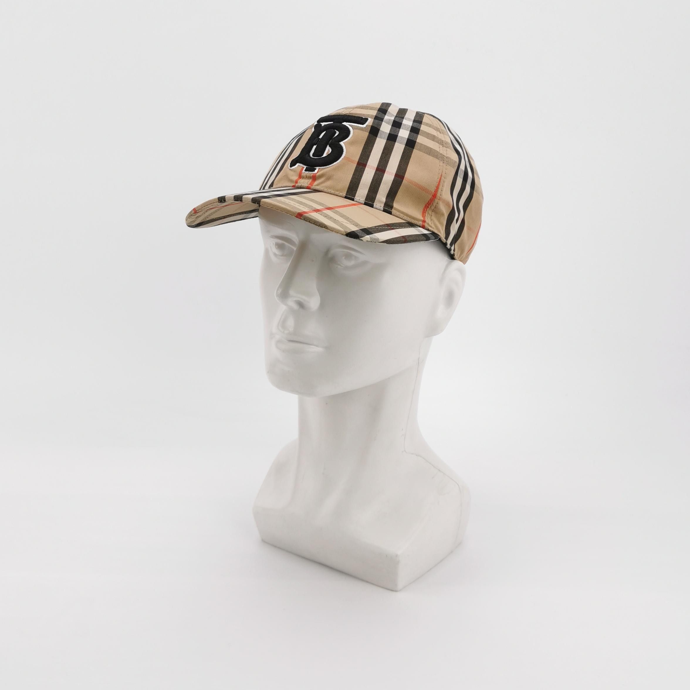 Burberry Burberry TB Logo Checkered Baseball Cap Size M Size ONE SIZE - 2 Thumbnail