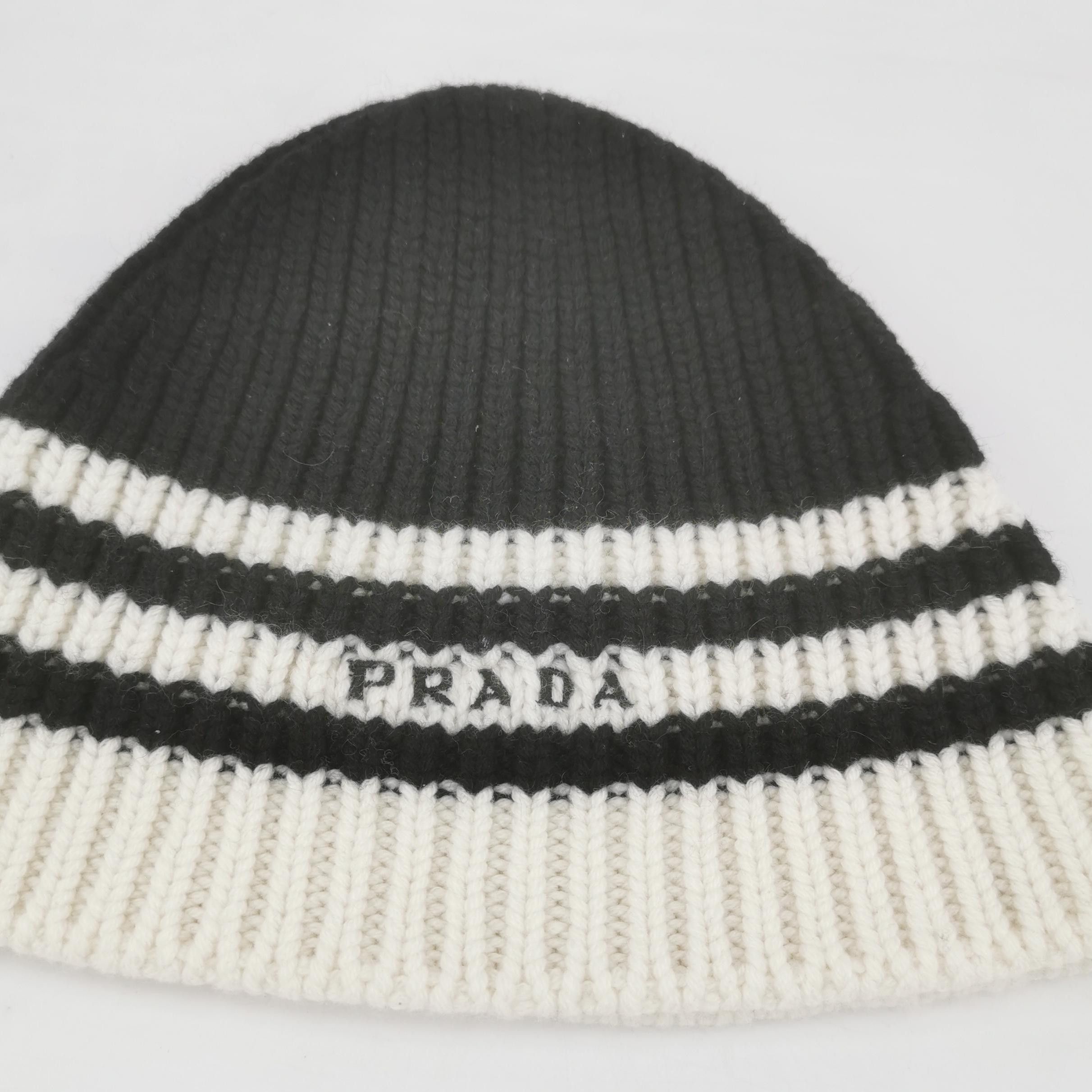 Prada Prada Logo Knit Beanie One Size Size ONE SIZE - 4 Thumbnail