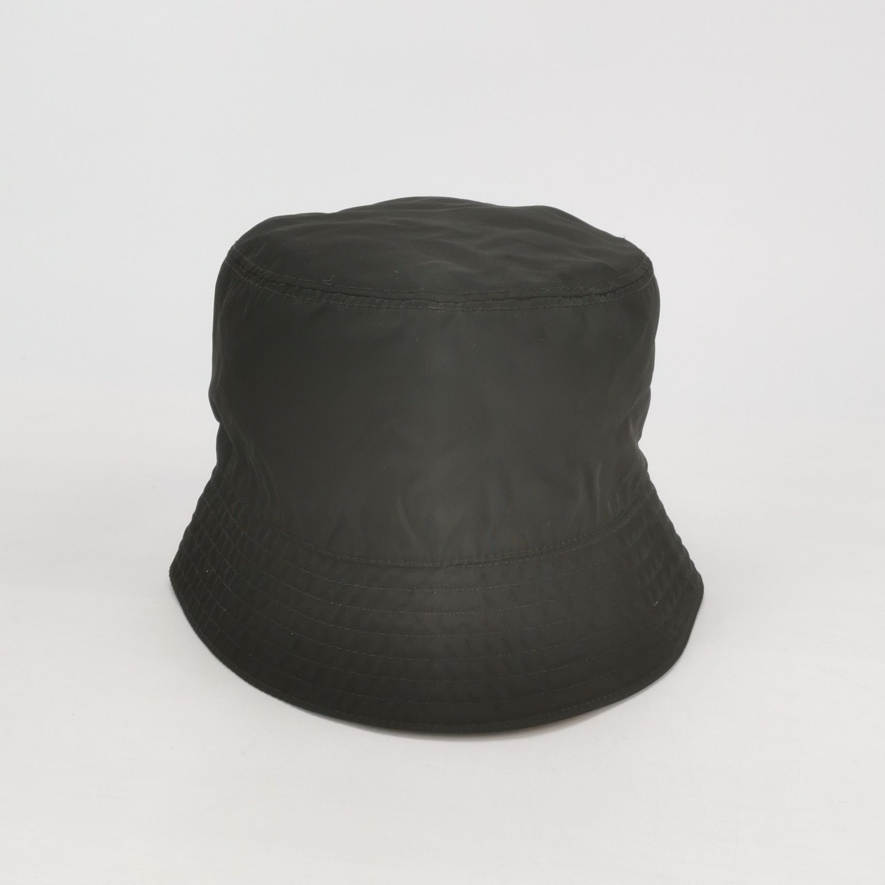 Prada Prada Triangle Logo Nylon Bucket Hat Size S Size ONE SIZE - 3 Thumbnail