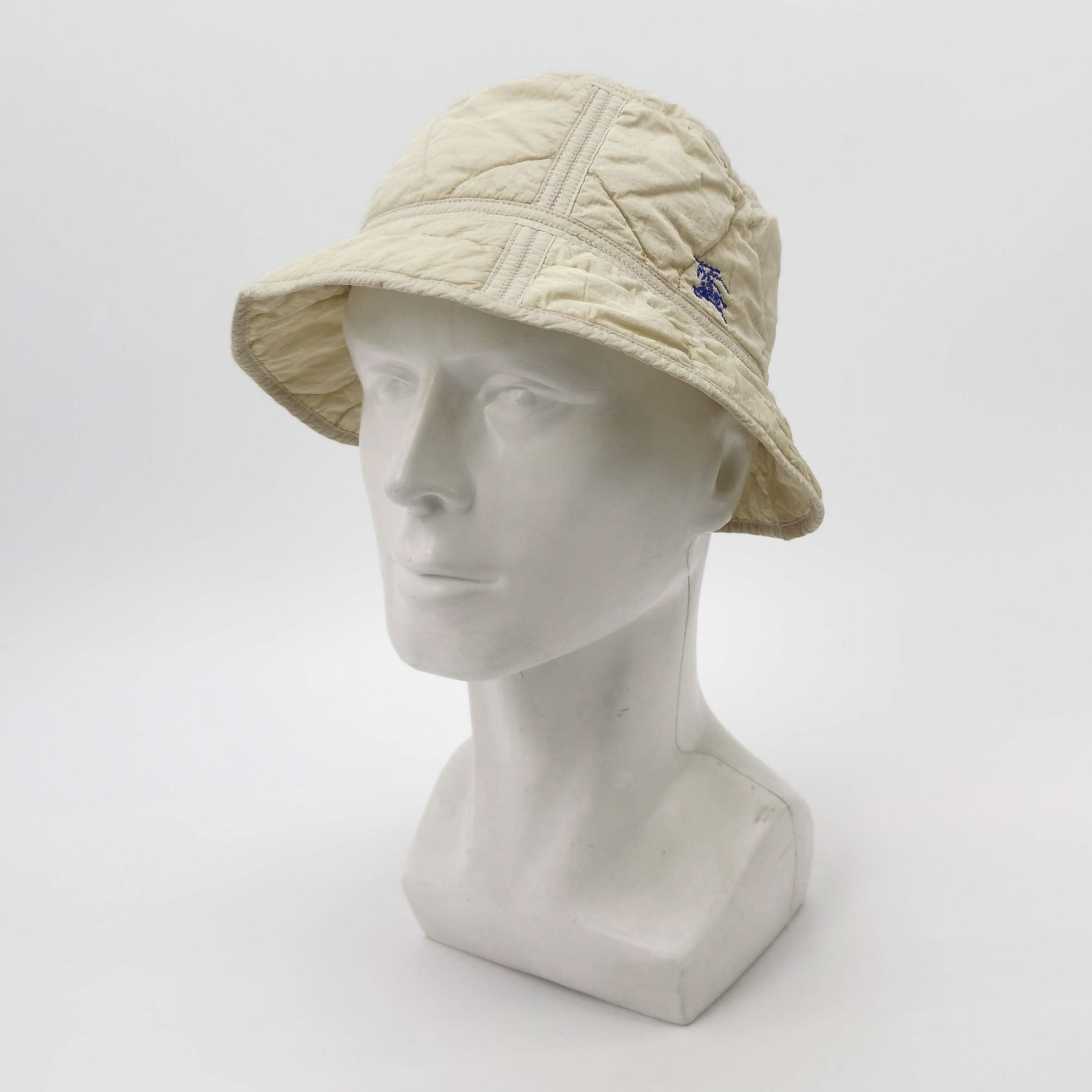 Burberry Burberry Quilted Equestrian Knight Bucket Hat Size M Size ONE SIZE - 2 Thumbnail