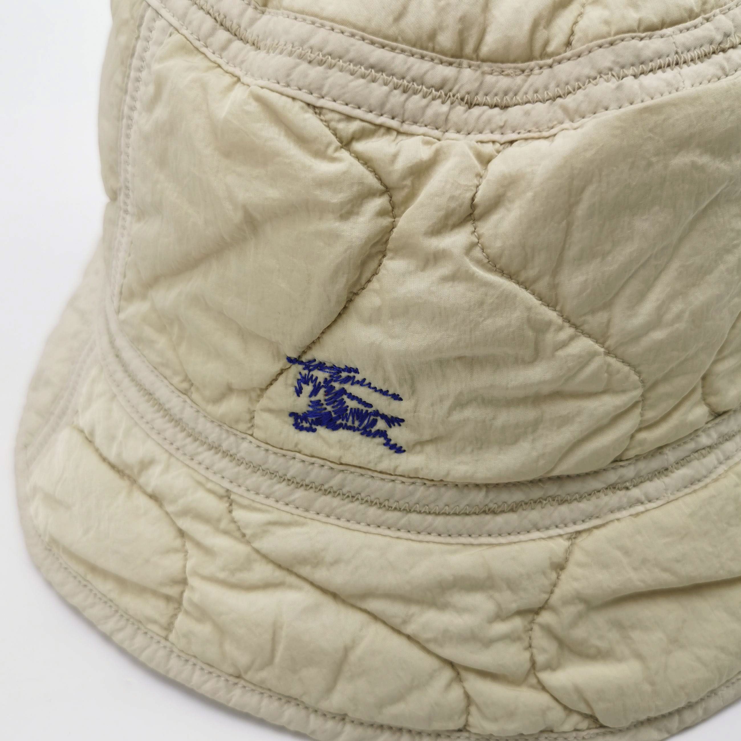 Burberry Burberry Quilted Equestrian Knight Bucket Hat Size M Size ONE SIZE - 4 Thumbnail