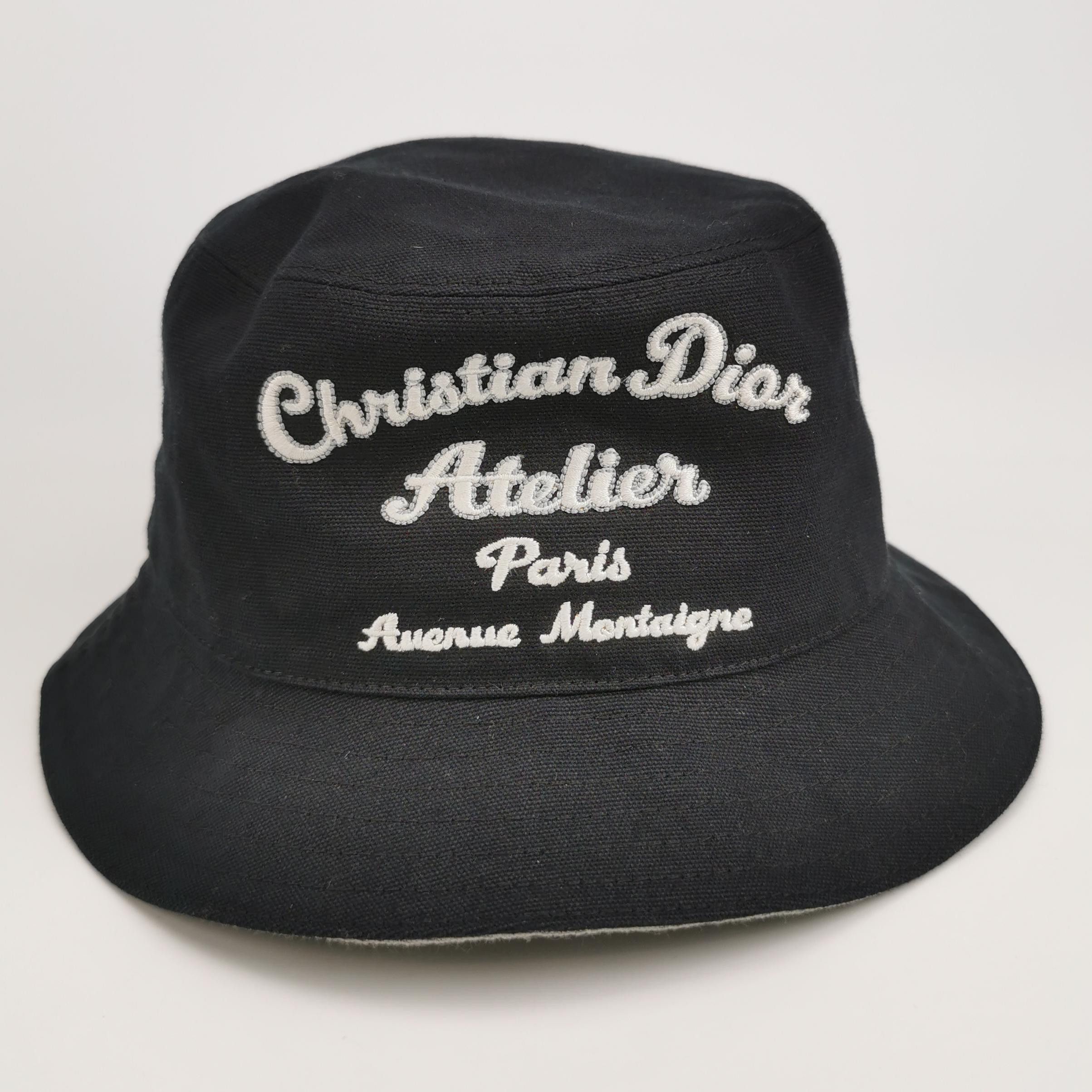 Dior Dior Atelier Logo Bucket Hat Size S Size ONE SIZE - 4 Thumbnail