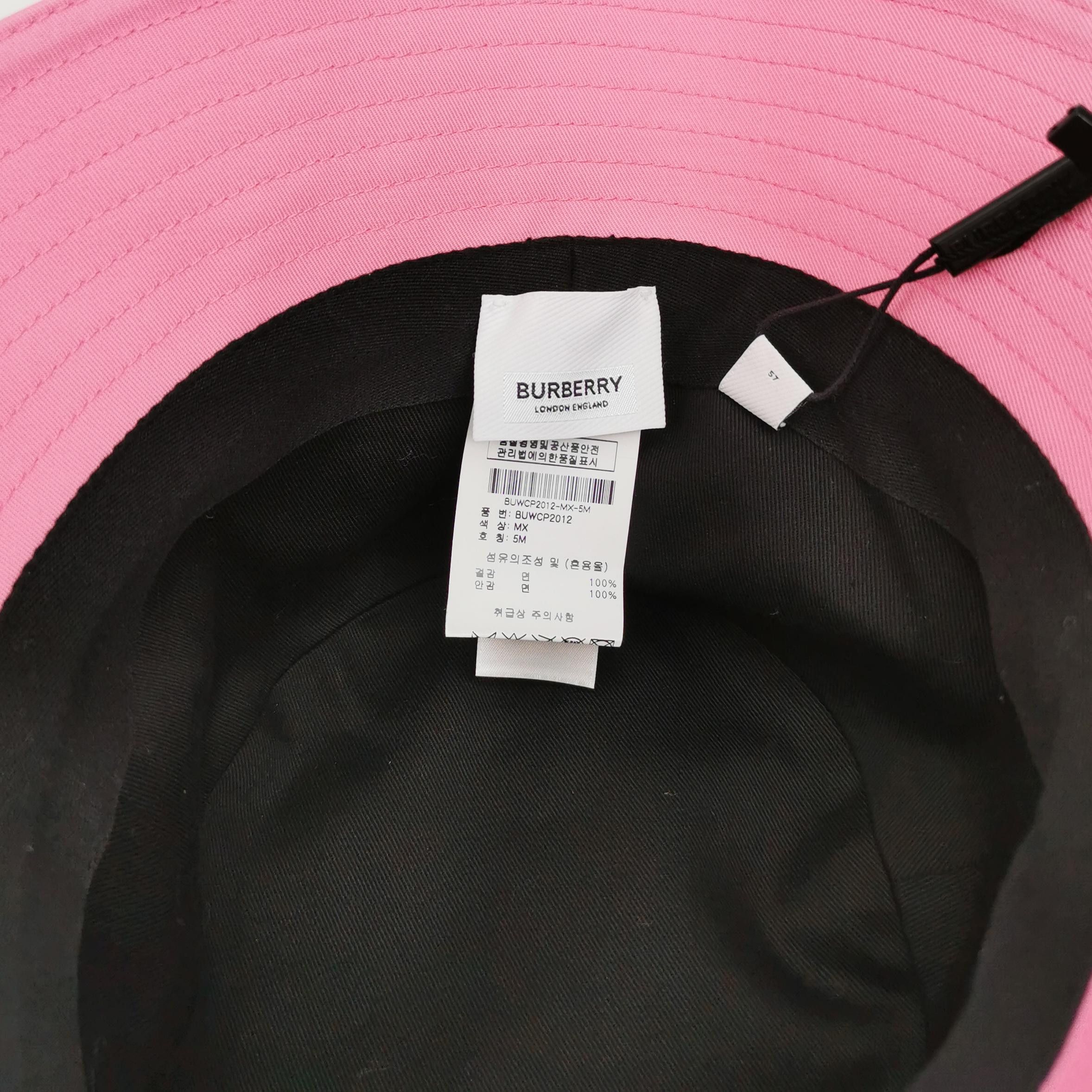 Burberry Burberry Unicorn Swan Logo Bucket Hat Size ONE SIZE - 6 Thumbnail