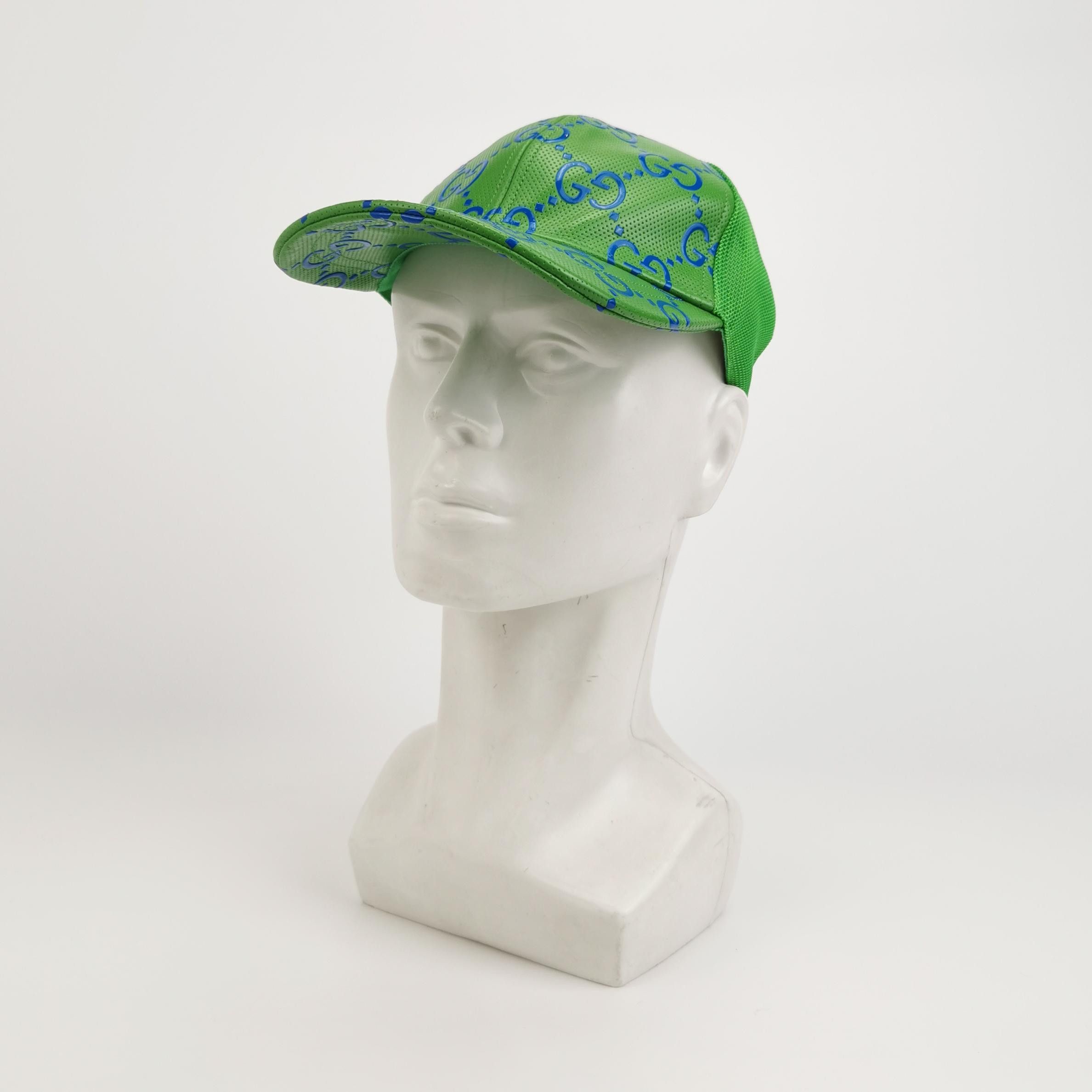 Gucci Gucci Leather GG Monogram Baseball Cap Size M Size ONE SIZE - 2 Thumbnail