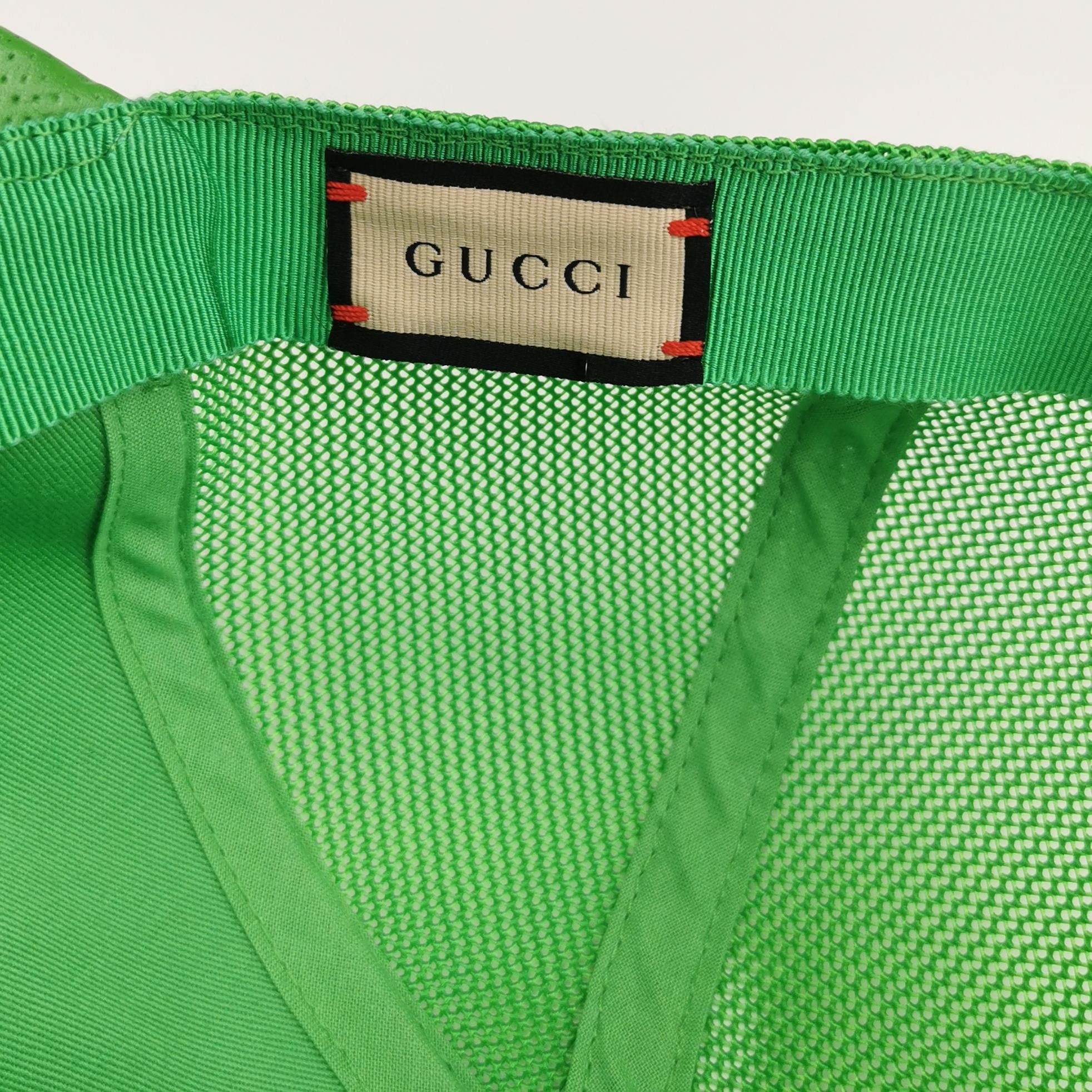Gucci Gucci Leather GG Monogram Baseball Cap Size M Size ONE SIZE - 5 Thumbnail