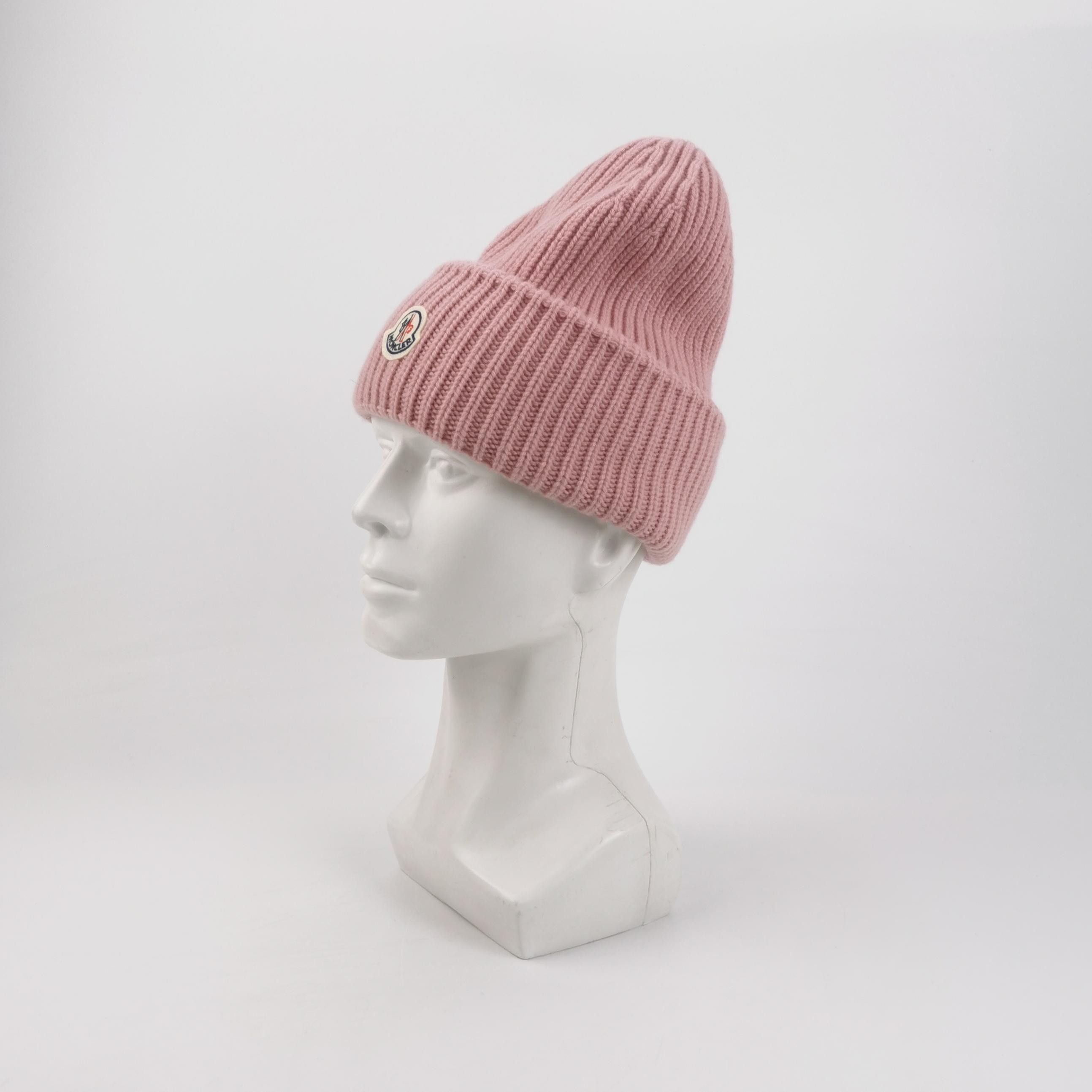 Moncler Moncler Logo Patch Ribbed Beanie One Size Size ONE SIZE - 2 Thumbnail