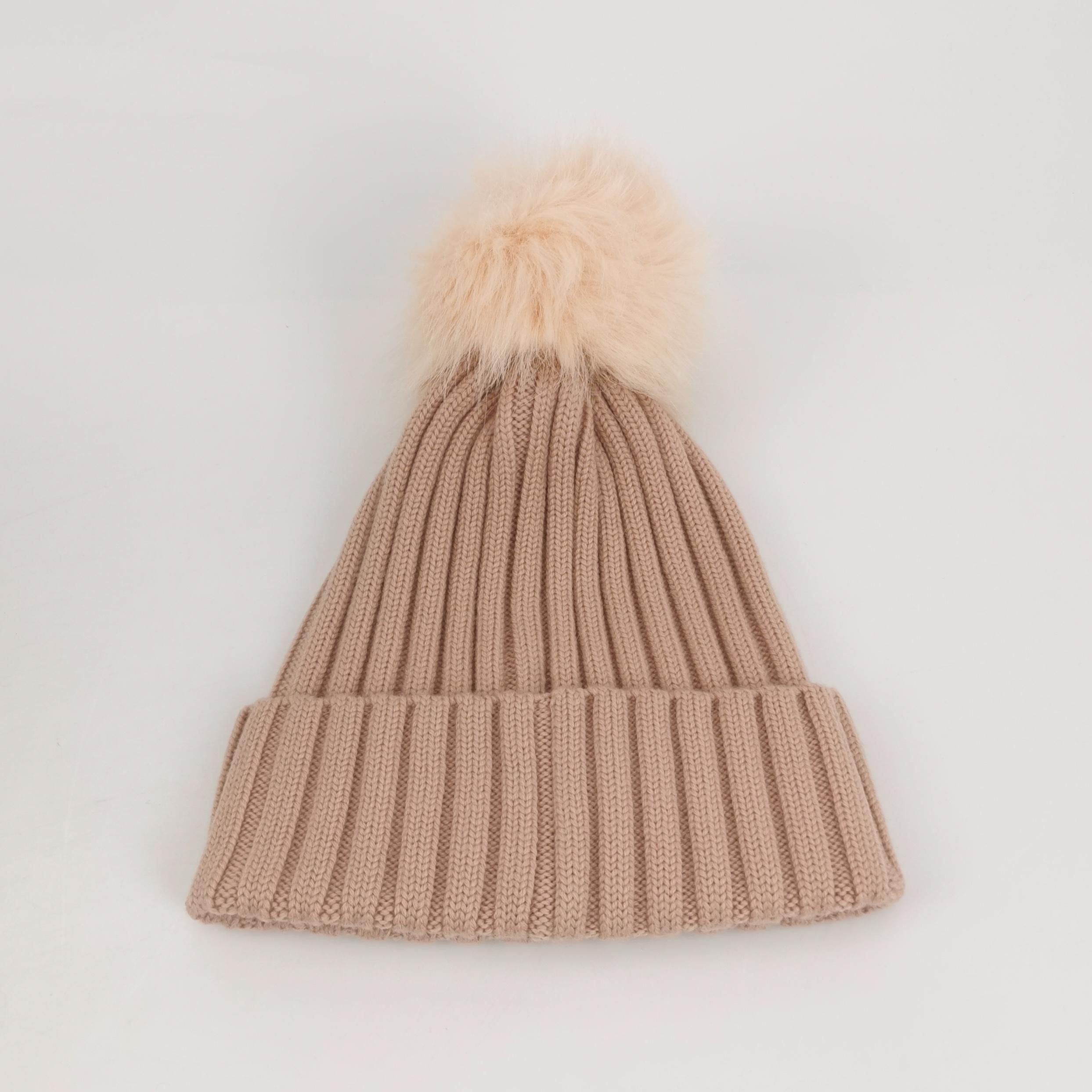 Moncler Moncler Logo Patch Pom-Pom Beanie One Size Size ONE SIZE - 3 Thumbnail
