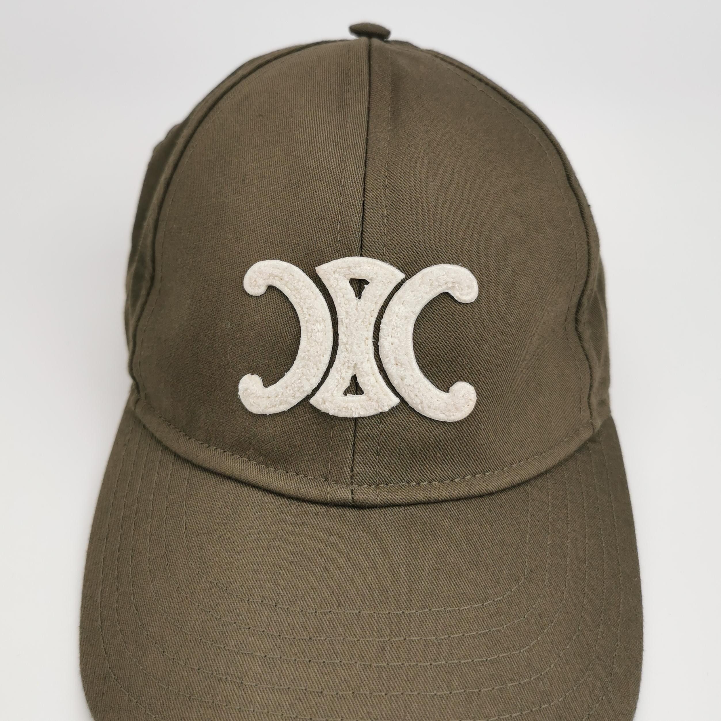 Celine Celine Triomphe Logo Baseball Cap Size S Size ONE SIZE - 4 Thumbnail