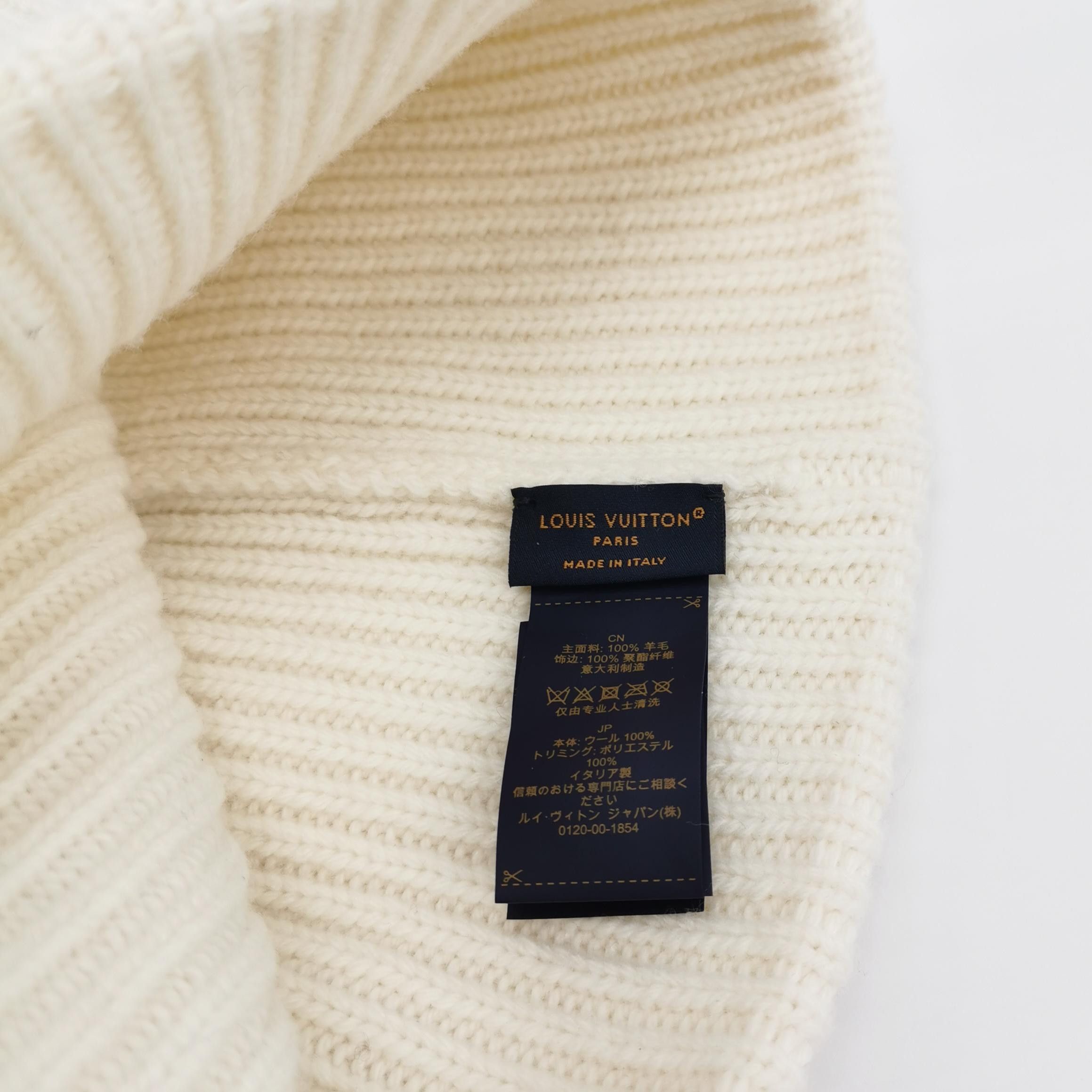 Louis Vuitton Louis Vuitton Monogram Embroidered Beanie One Size Size ONE SIZE - 4 Thumbnail