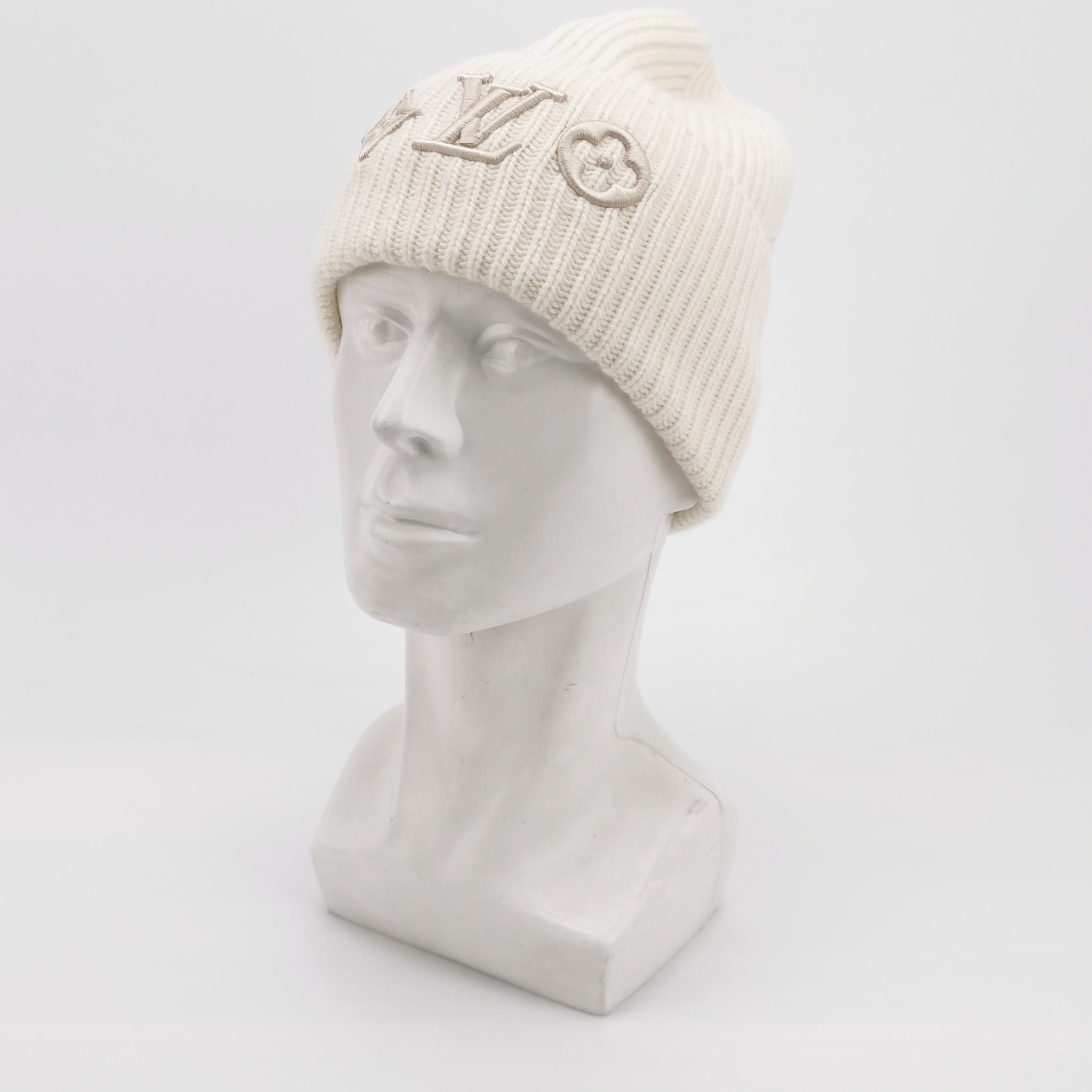 Louis Vuitton Louis Vuitton Monogram Embroidered Beanie One Size Size ONE SIZE - 2 Thumbnail