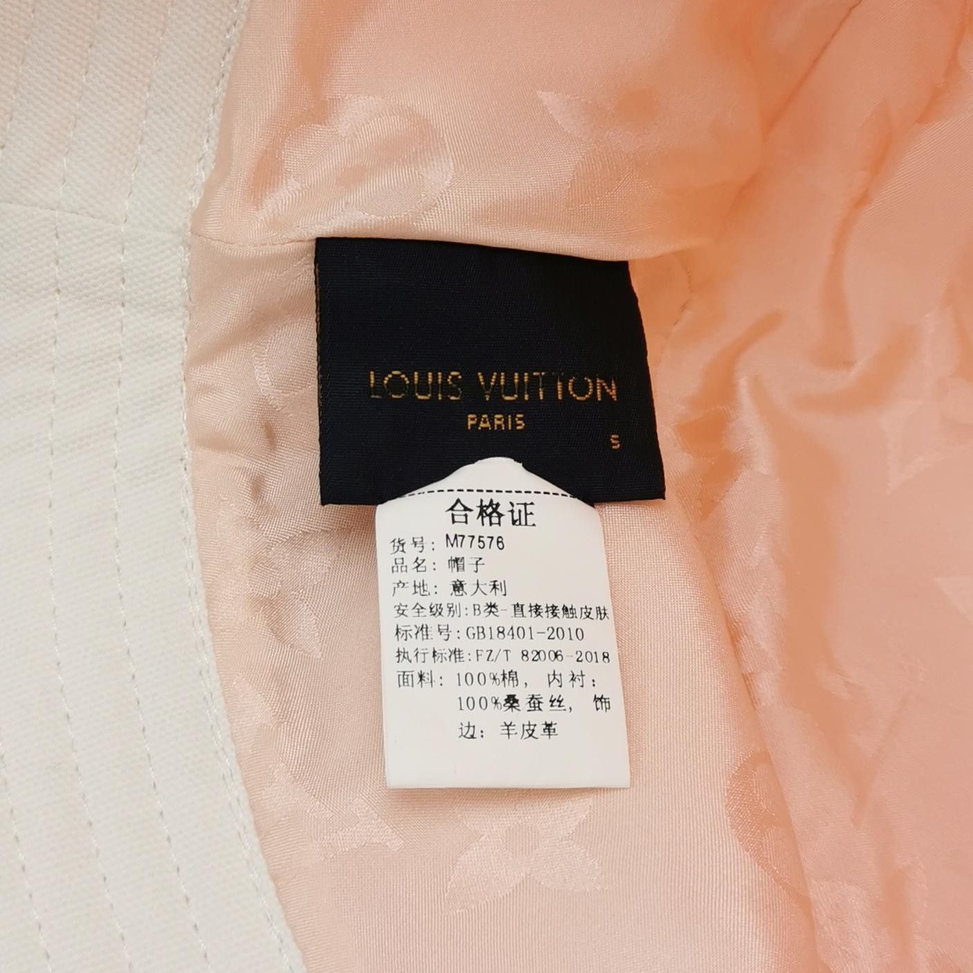 Louis Vuitton Louis Vuitton Pink Cotton Bucket Hat Size S Size ONE SIZE - 4 Thumbnail