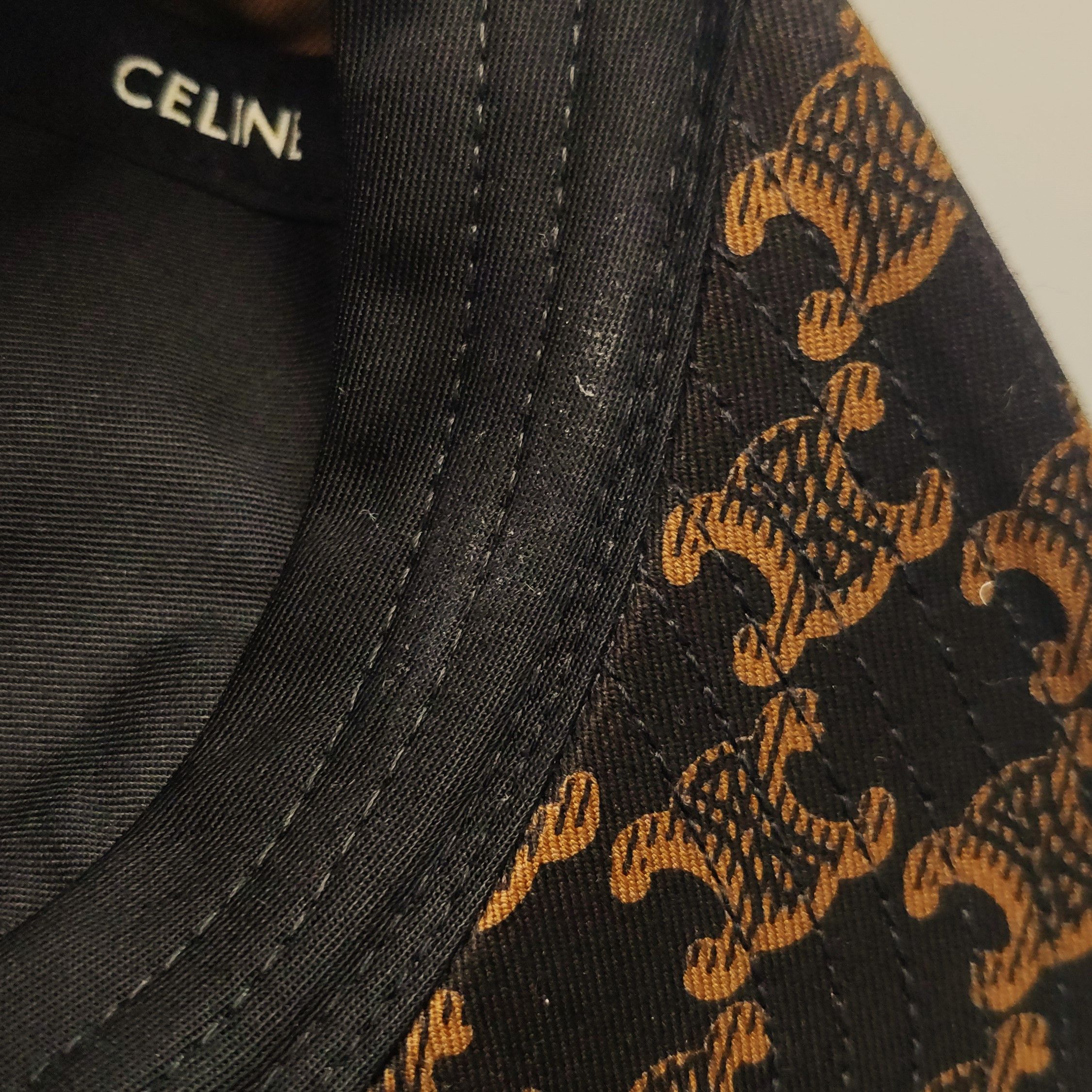 Celine Celine Triomphe Logo Baseball Cap Size S Size ONE SIZE - 7 Thumbnail