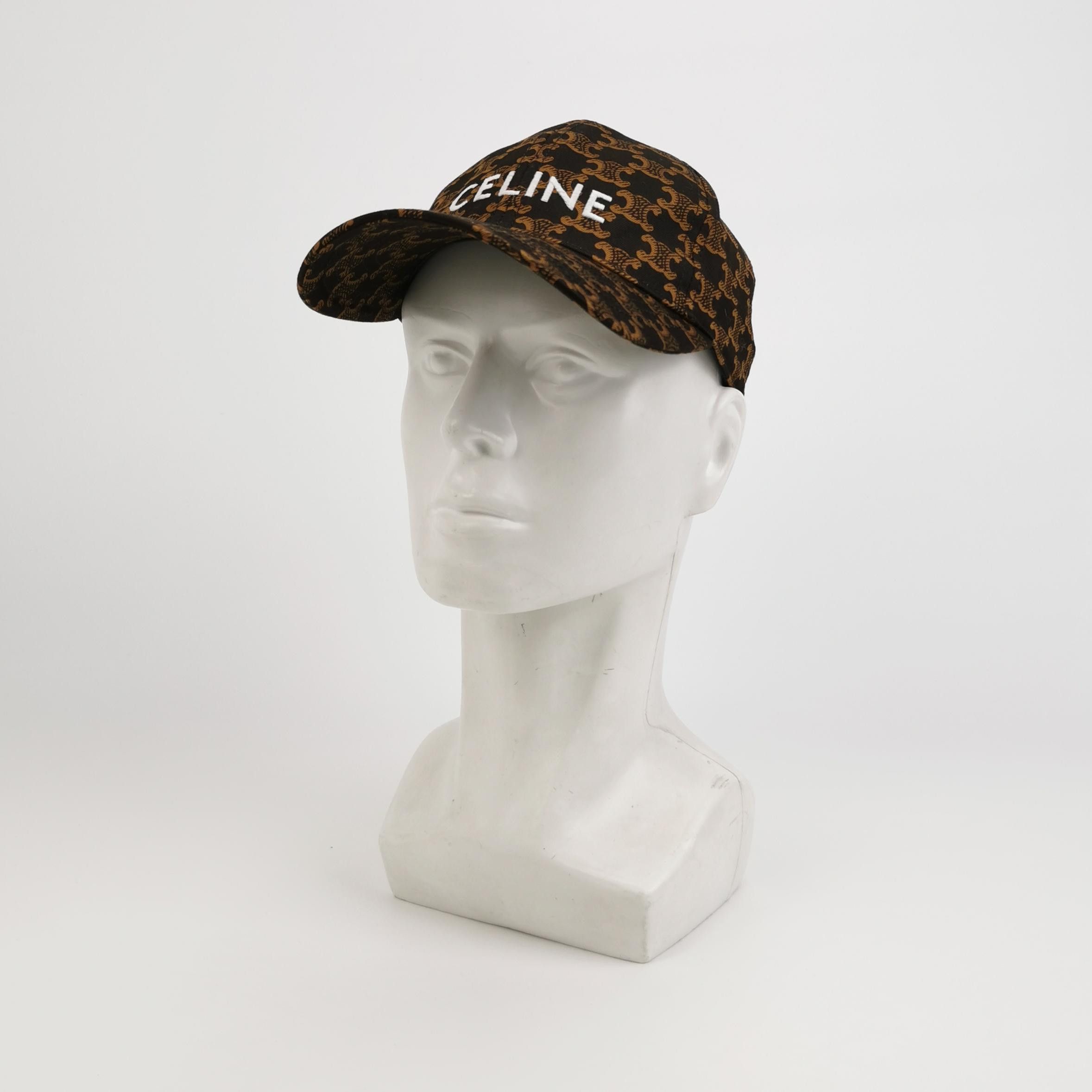 Celine Celine Triomphe Logo Baseball Cap Size S Size ONE SIZE - 2 Thumbnail