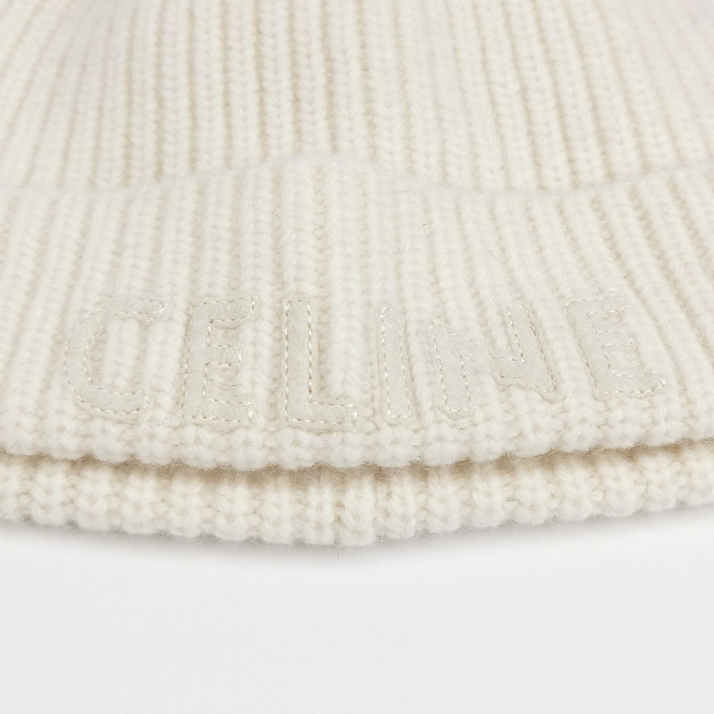 Celine Celine Embroidered Logo Beanie Size OS Size ONE SIZE - 4 Thumbnail