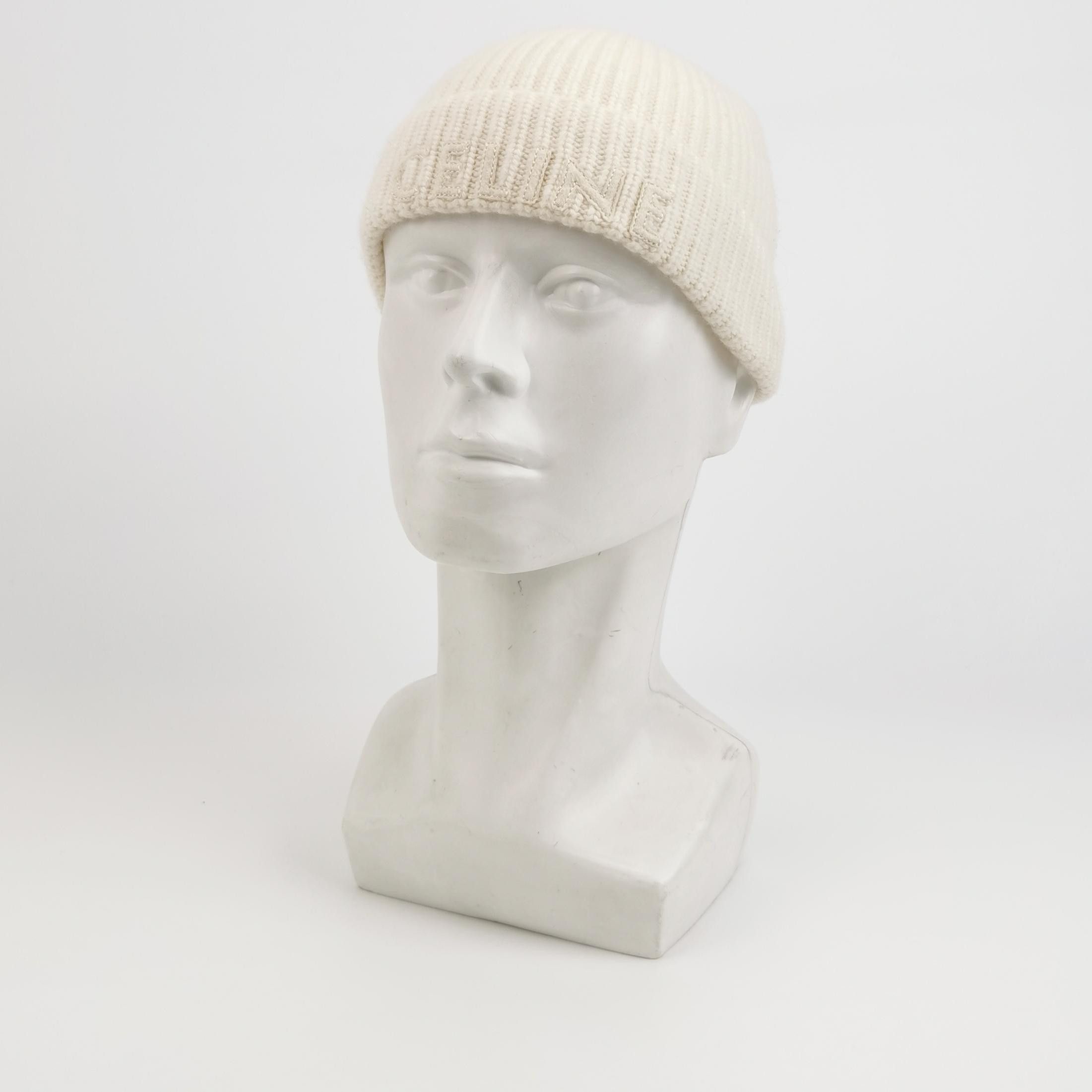 Celine Celine Embroidered Logo Beanie Size OS Size ONE SIZE - 2 Thumbnail