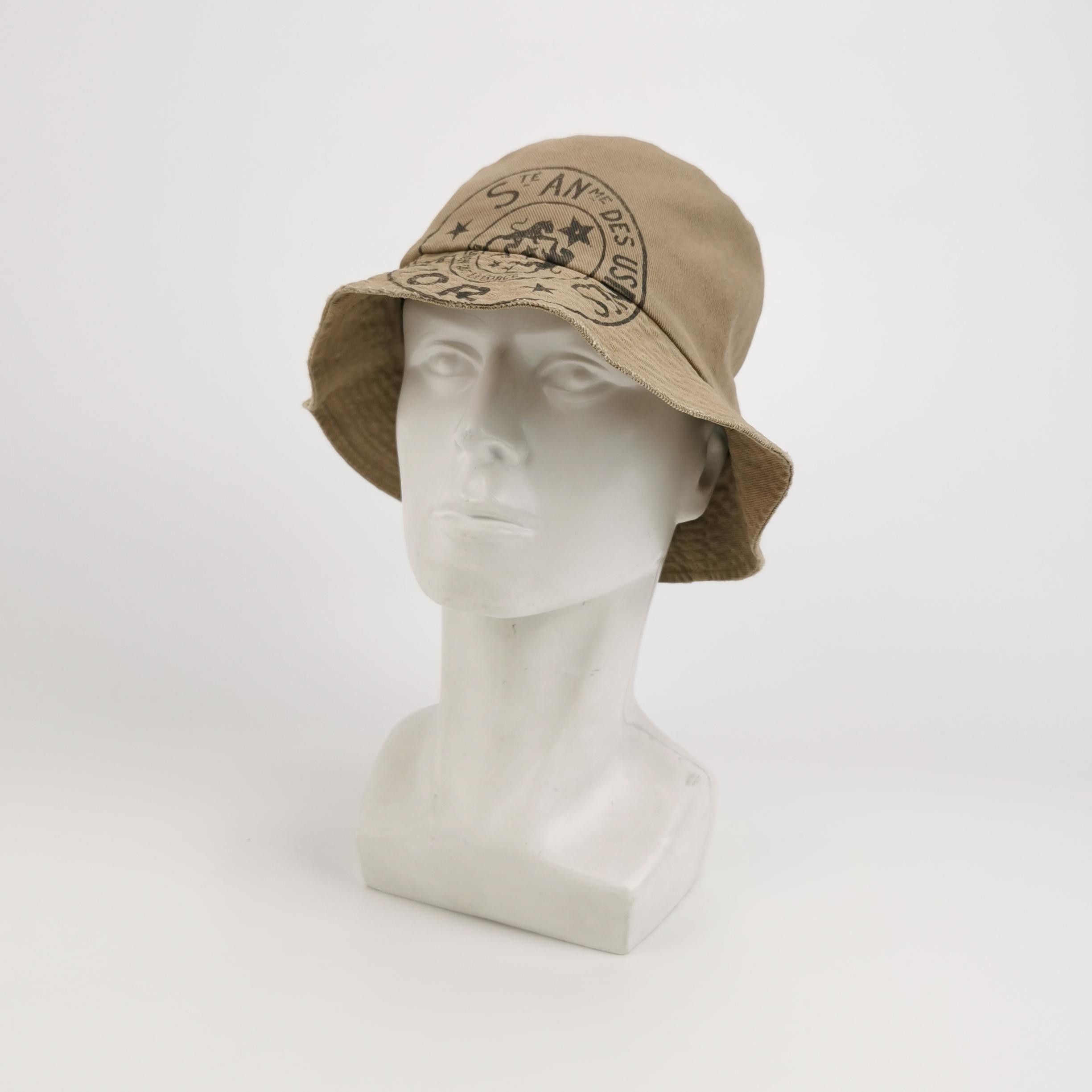 Dior Dior Graphic Logo Cotton Bucket Hat Size 58 Size ONE SIZE - 2 Thumbnail