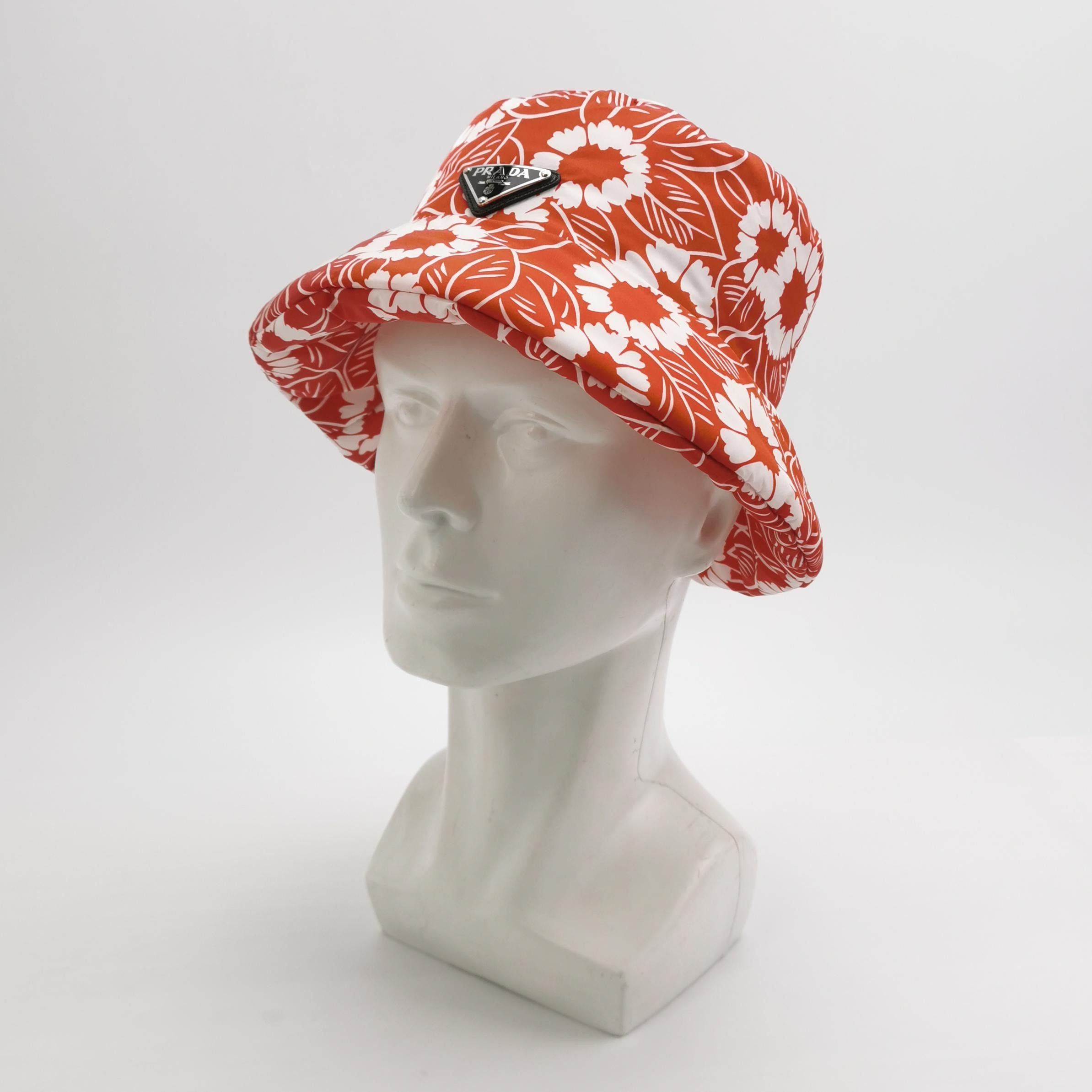 Prada Prada Floral Re-Nylon Bucket Hat Size S Size ONE SIZE - 2 Thumbnail