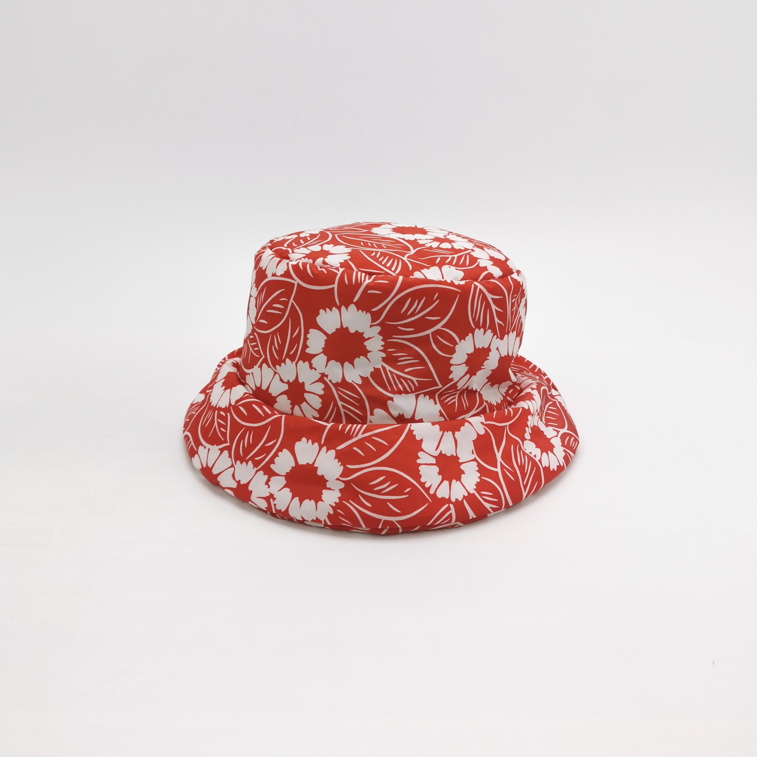 Prada Prada Floral Re-Nylon Bucket Hat Size S Size ONE SIZE - 3 Thumbnail