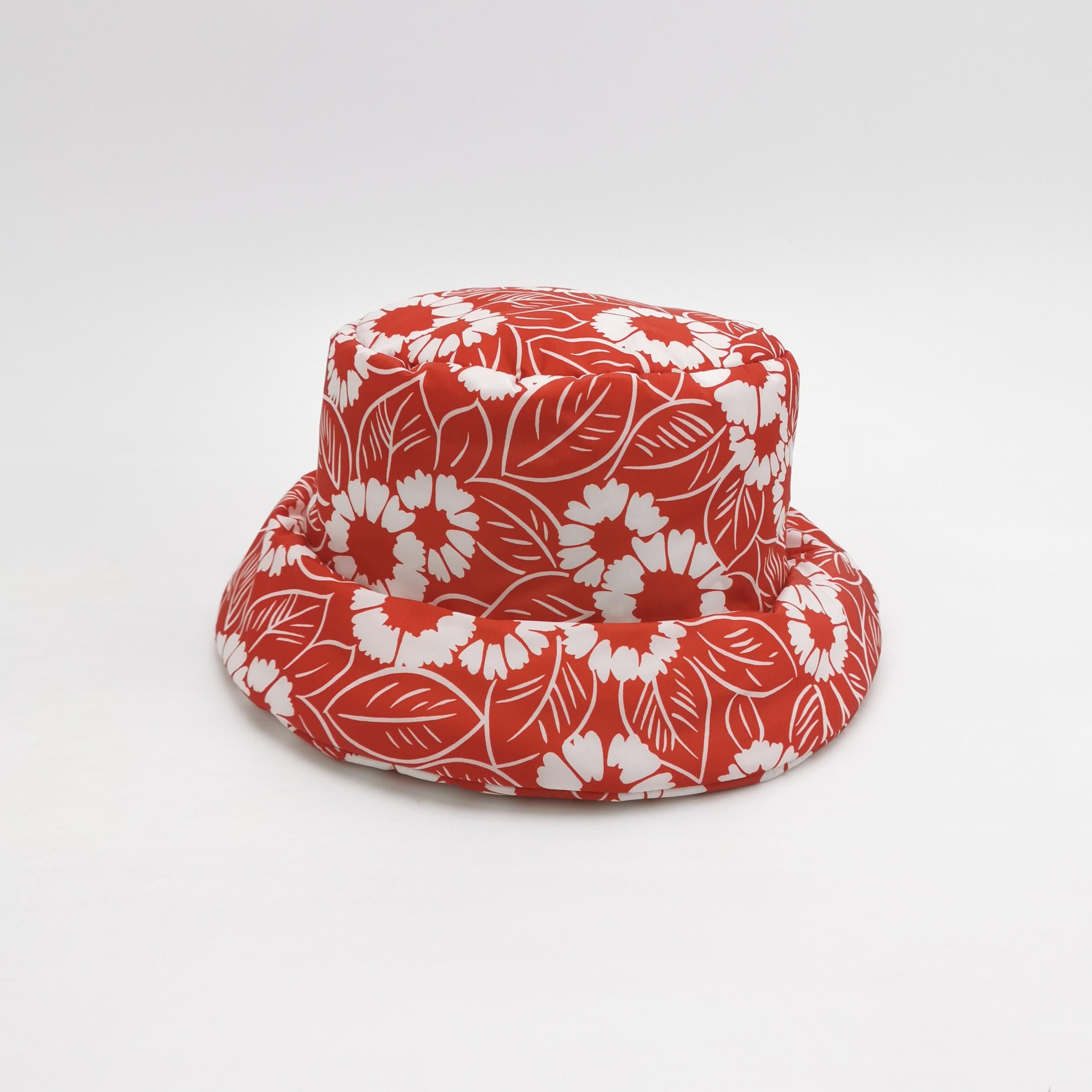 Prada Prada Floral Print Re-Nylon Bucket Hat Size L Size ONE SIZE - 3 Thumbnail