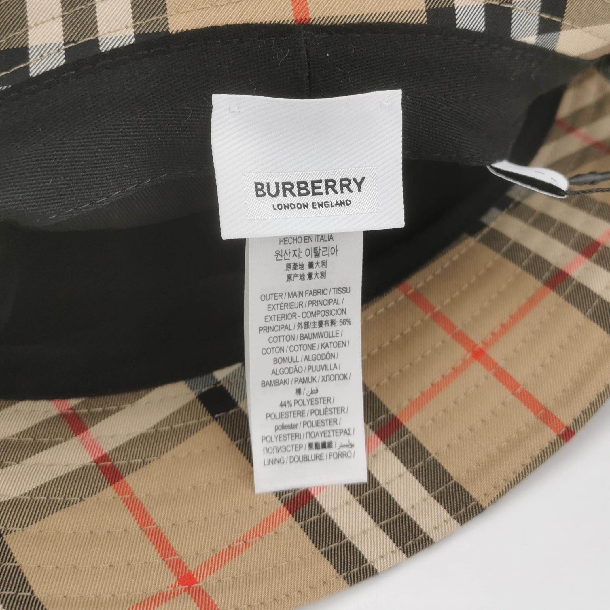 Burberry Burberry Classic Check Bucket Hat Size ONE SIZE - 4 Thumbnail