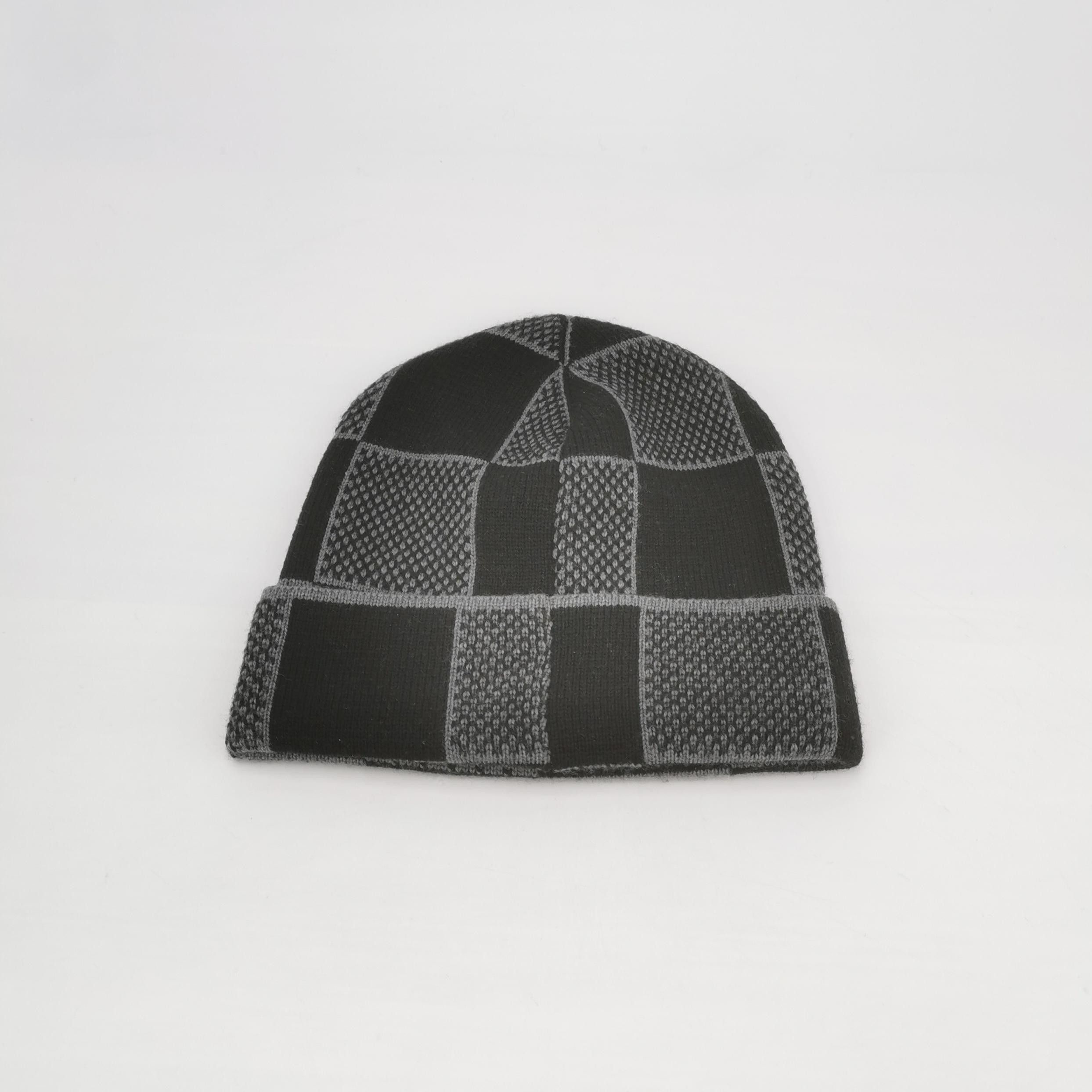 Louis Vuitton Louis Vuitton Damier Heritage Logo Beanie Size ONE SIZE Size ONE SIZE - 3 Thumbnail