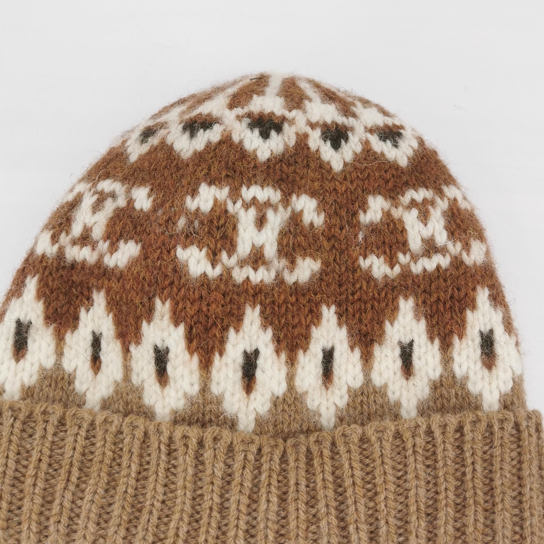 Celine Celine Triomphe Logo Knit Beanie One Size Size ONE SIZE - 4 Thumbnail